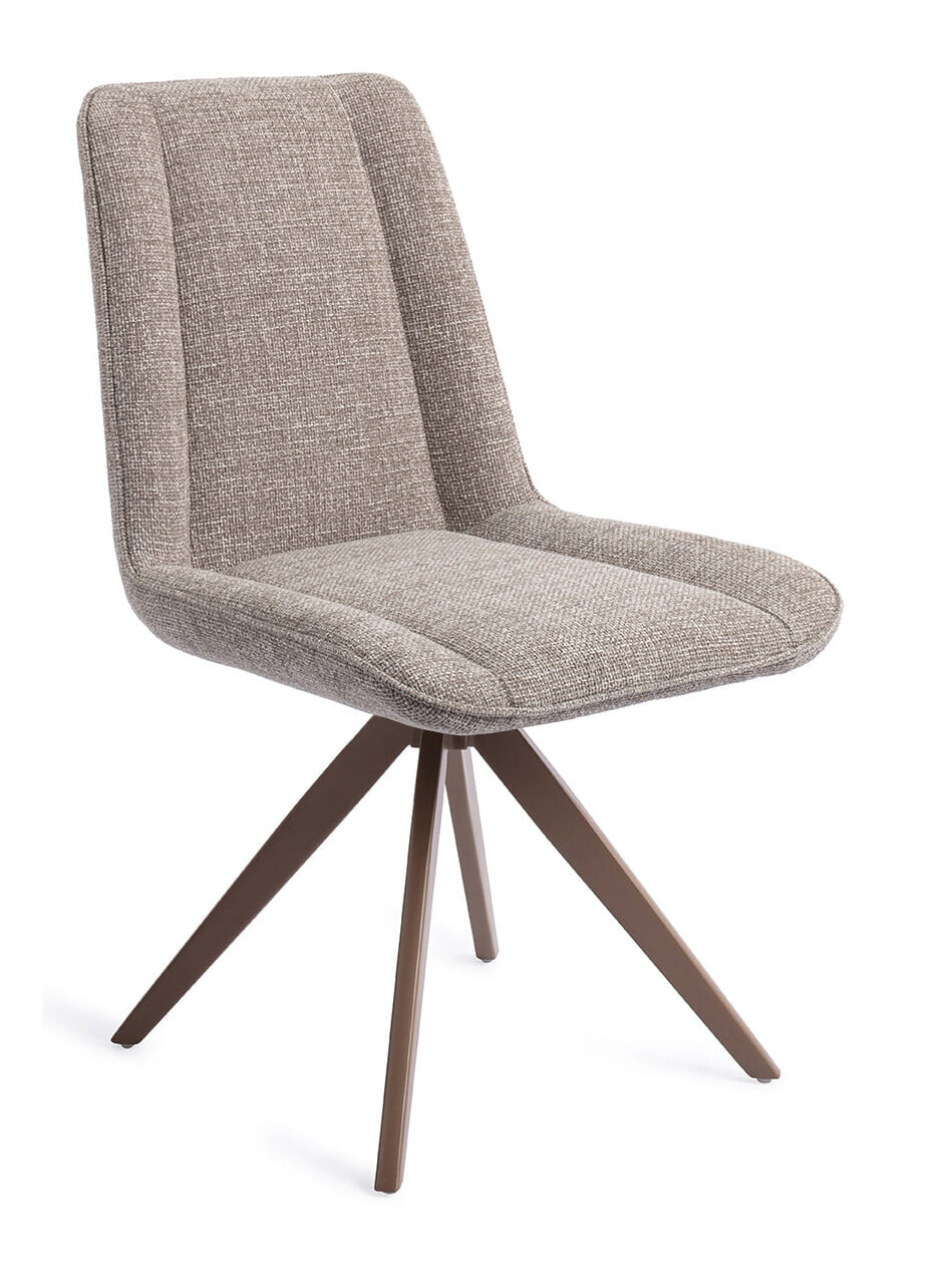 Jesper Home Draaibare Eetkamerstoel 'Umedo' Turn Brown