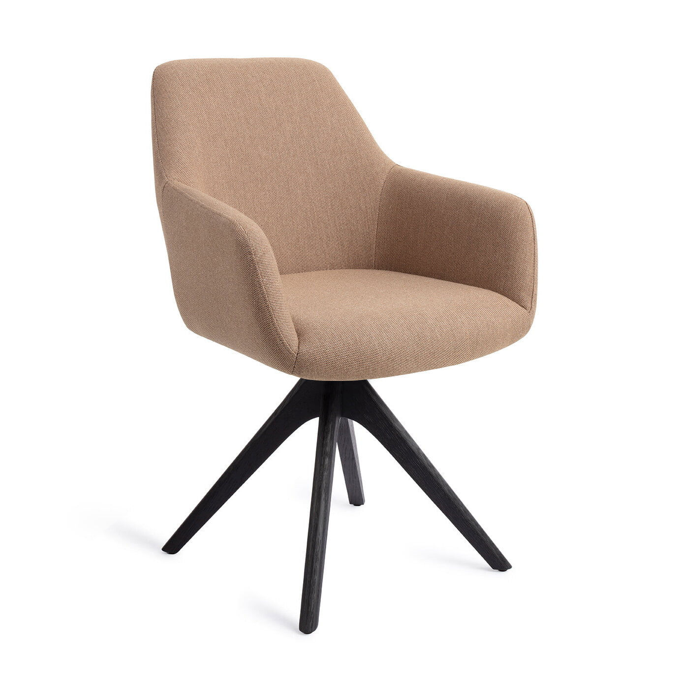 Jesper Home Eetkamerstoel 'Hiroo' Revolve Oak Black