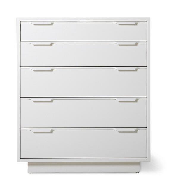 HKliving Ladekast Chest Met 5 laden - Eggshell White