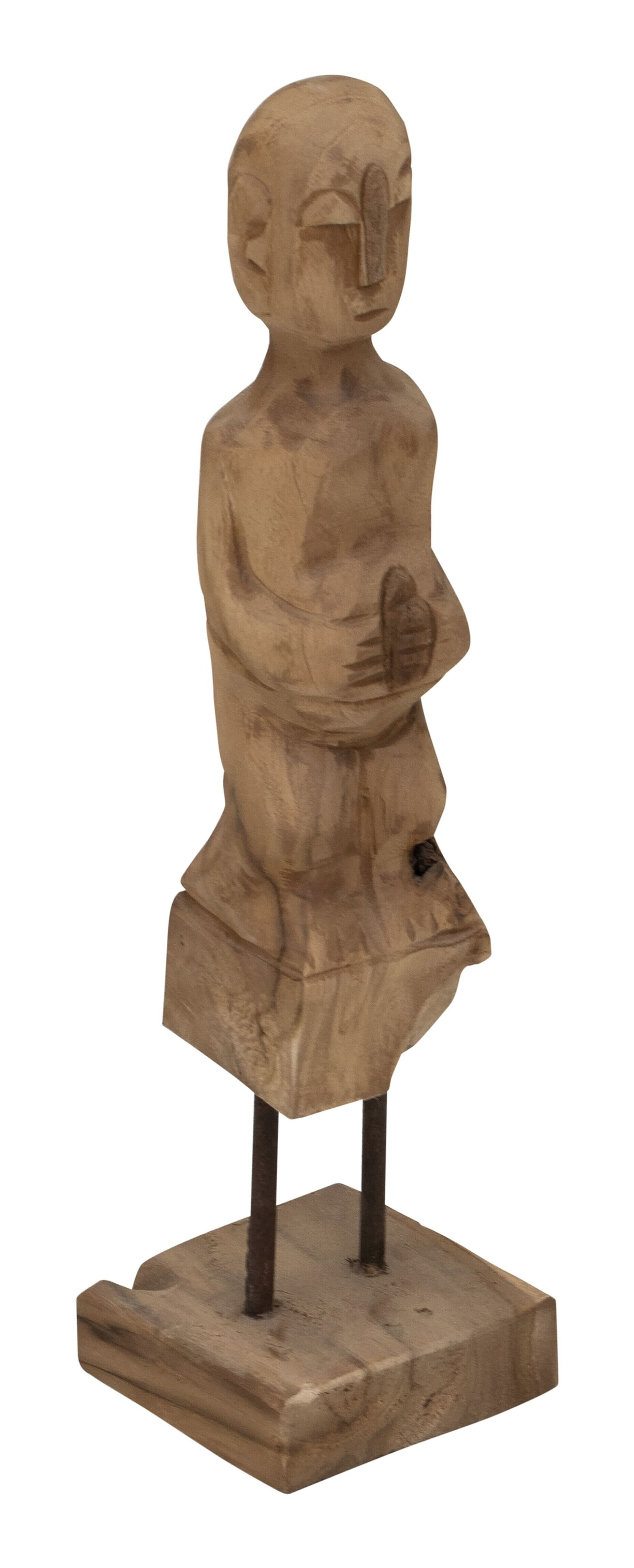 MUST Living Ornament Ethnic Sena Teakhout, 40cm - Naturel