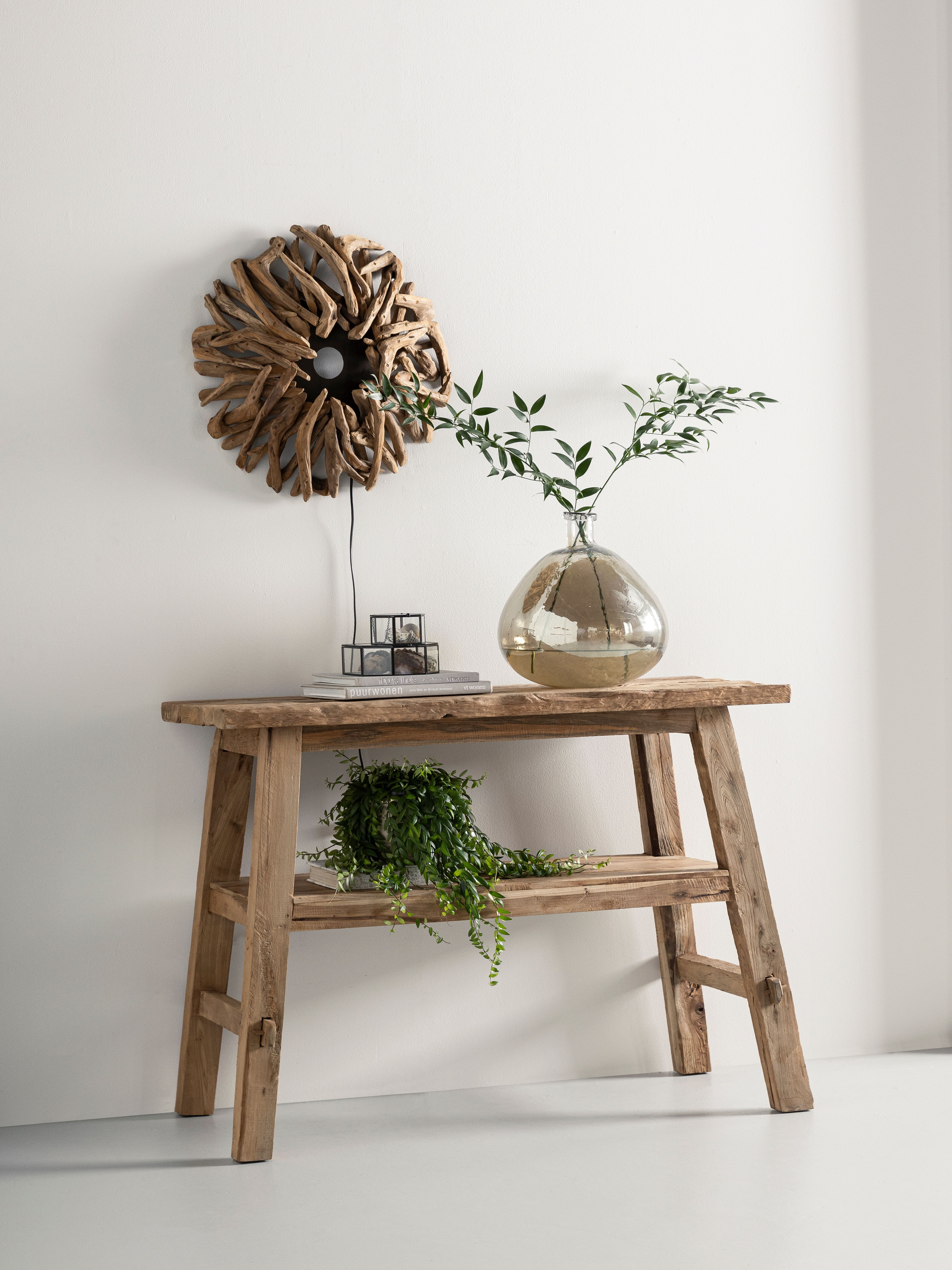 MUST Living Wandlamp 'Zena' Teakhout, 50cm