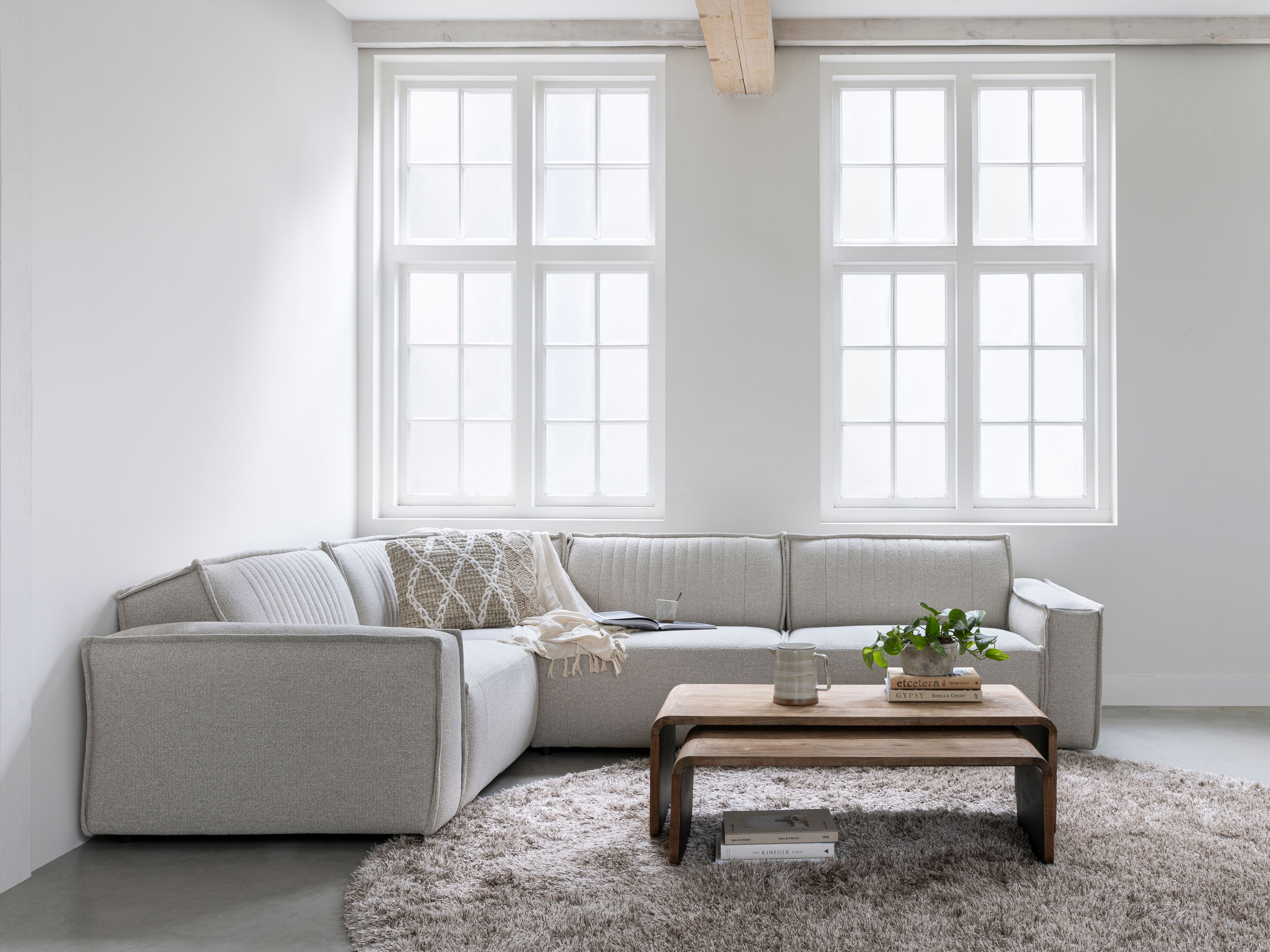 DTP Home Salontafel 'Evo' Teakhout, Set van 2 stuks