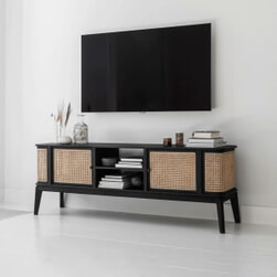 MUST Living TV-meubel 'Raffles' Rotan en hout, 170cm