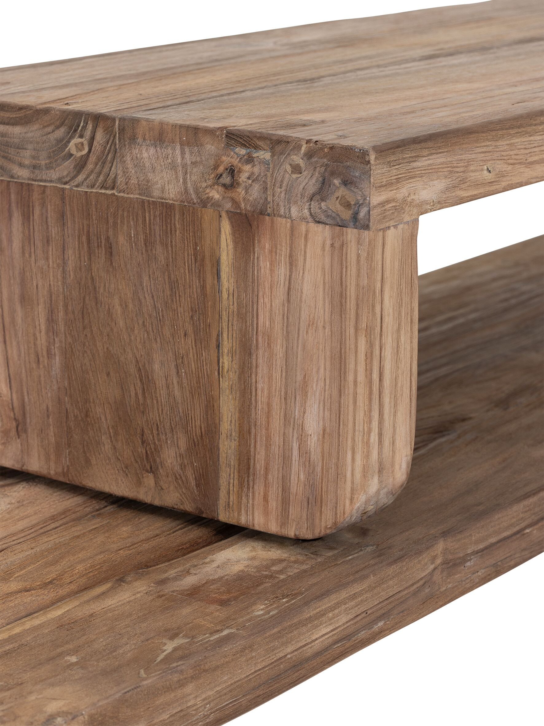 MUST Living TV-meubel uitschuifbaar 'Motus' Teakhout,125/140cm