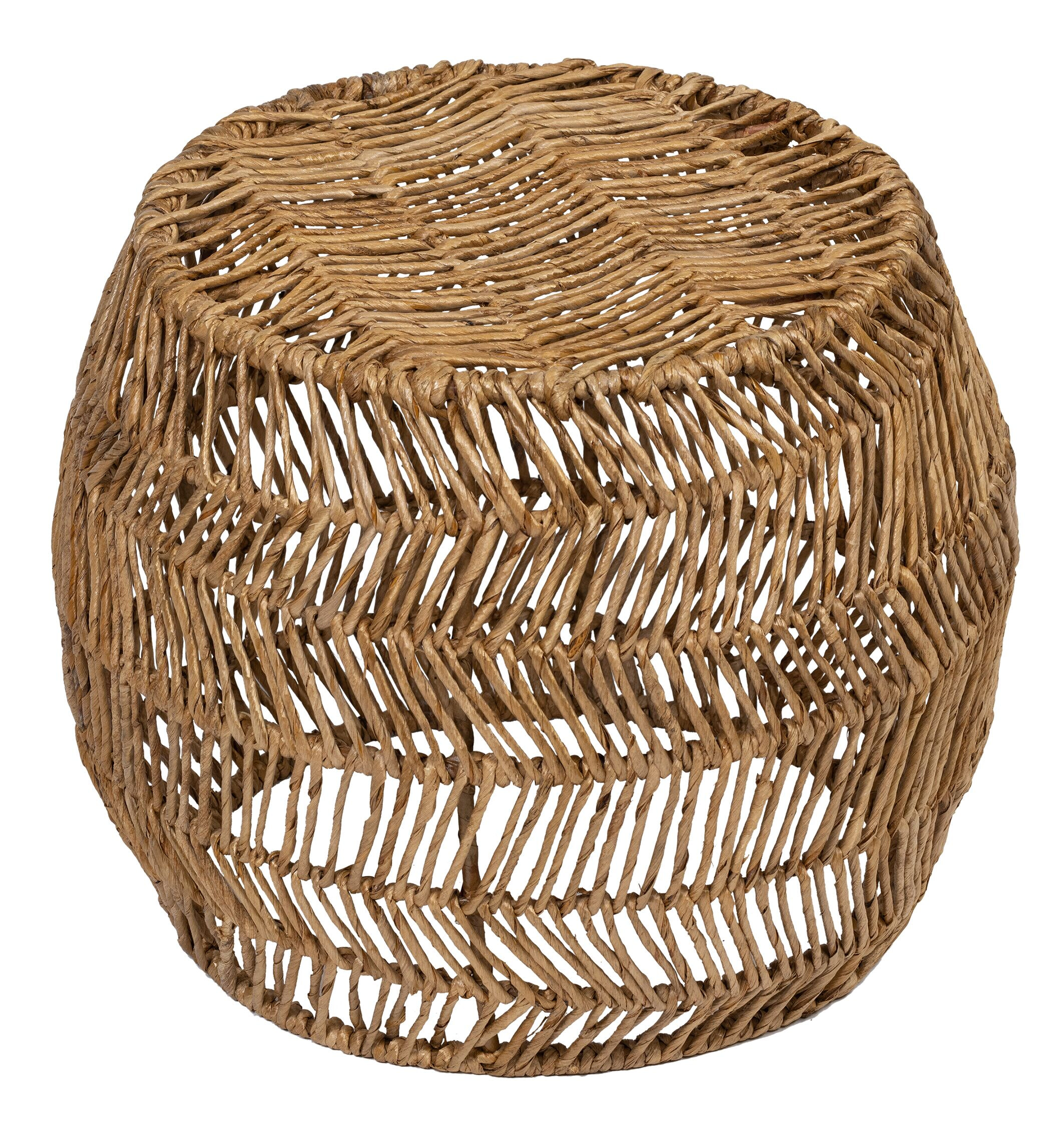 MUST Living Ronde Bijzettafel 'Cala Gracio' Abaca, 44cm