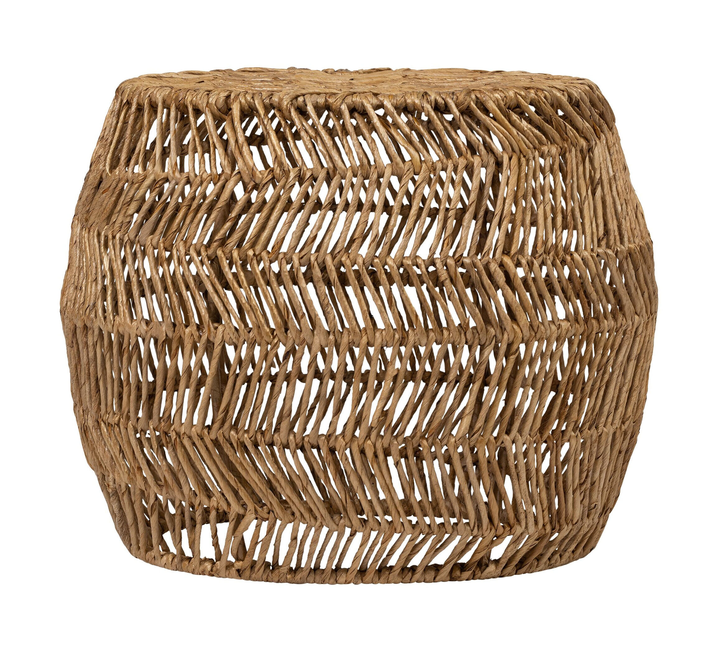 MUST Living Ronde Bijzettafel Cala Gracio Abaca, 44cm - Naturel