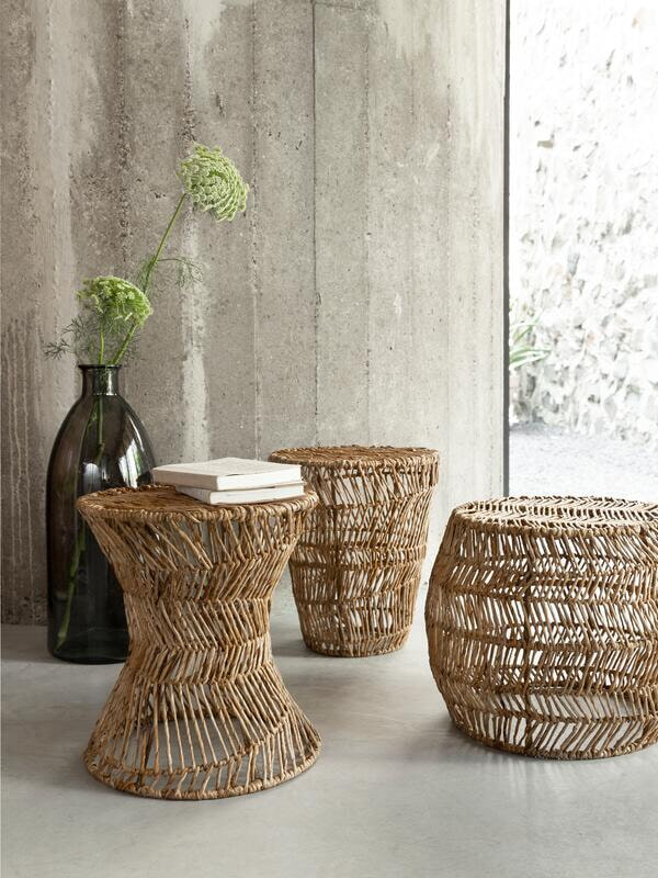 MUST Living Bijzettafel 'Cala Vadella' Abaca, 36cm