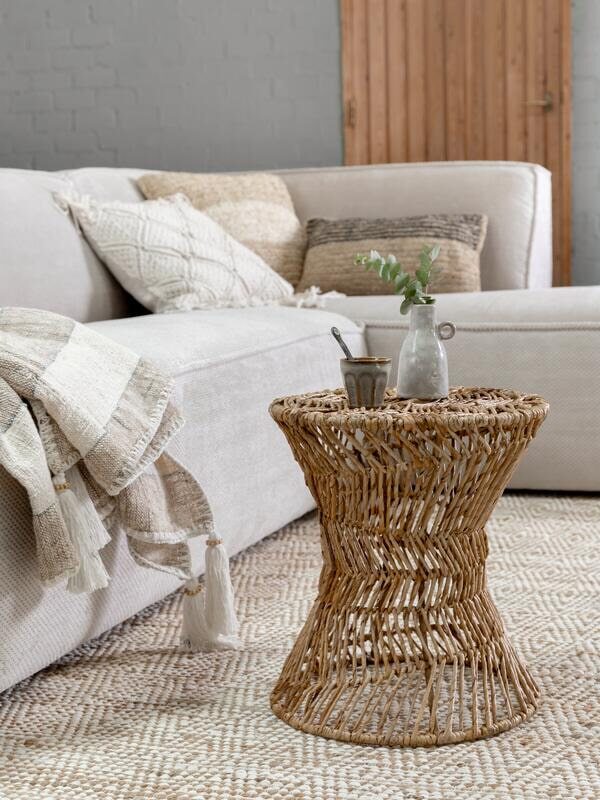 MUST Living Bijzettafel 'Cala Vadella' Abaca, 36cm