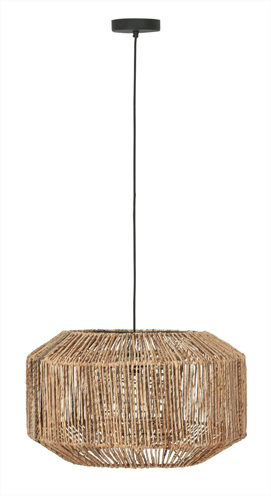 MUST Living Hanglamp Soller Abaca, 62cm - Bruin