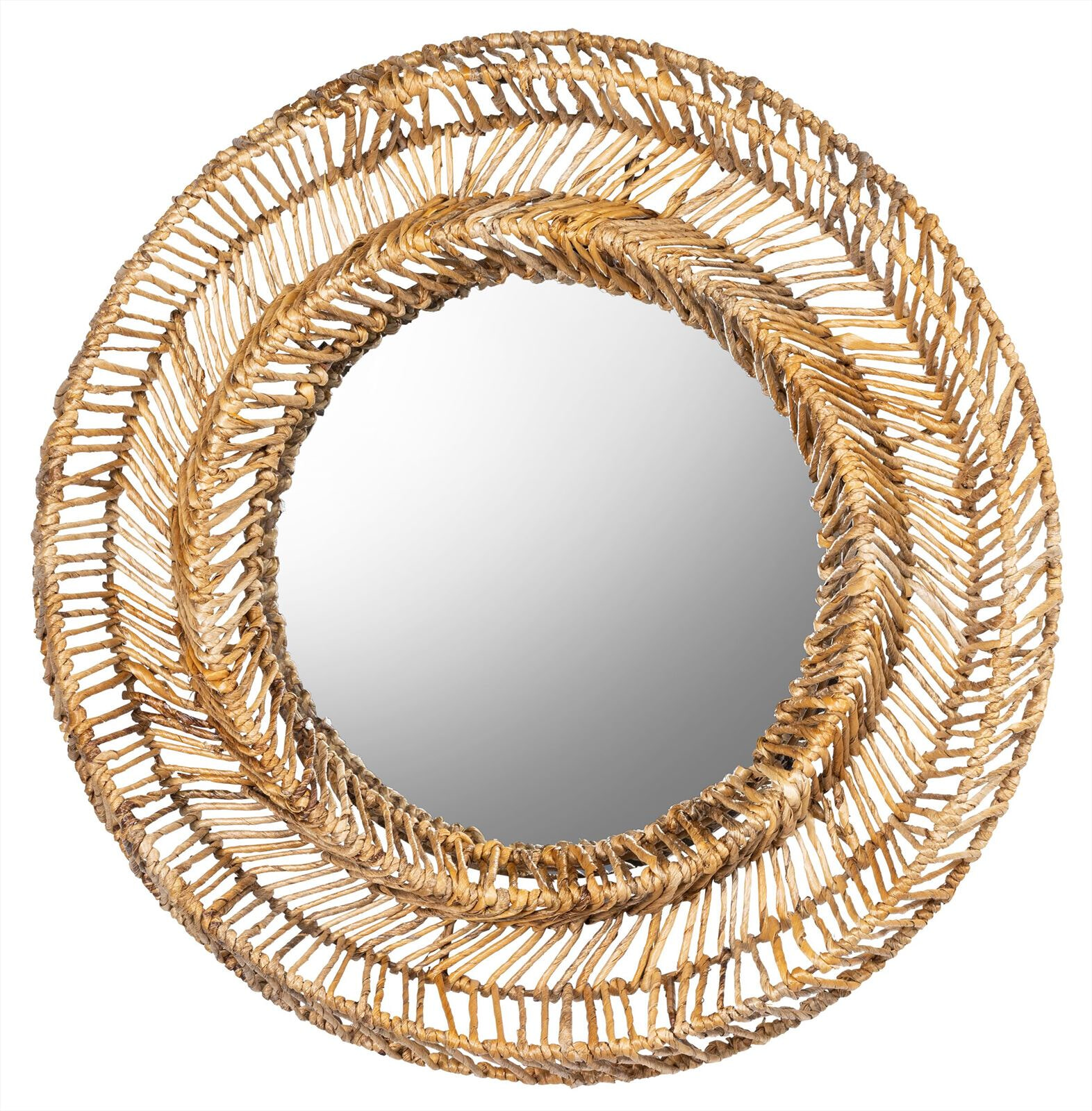MUST Living Ronde Spiegel 'San Miguel' Abaca, 70cm