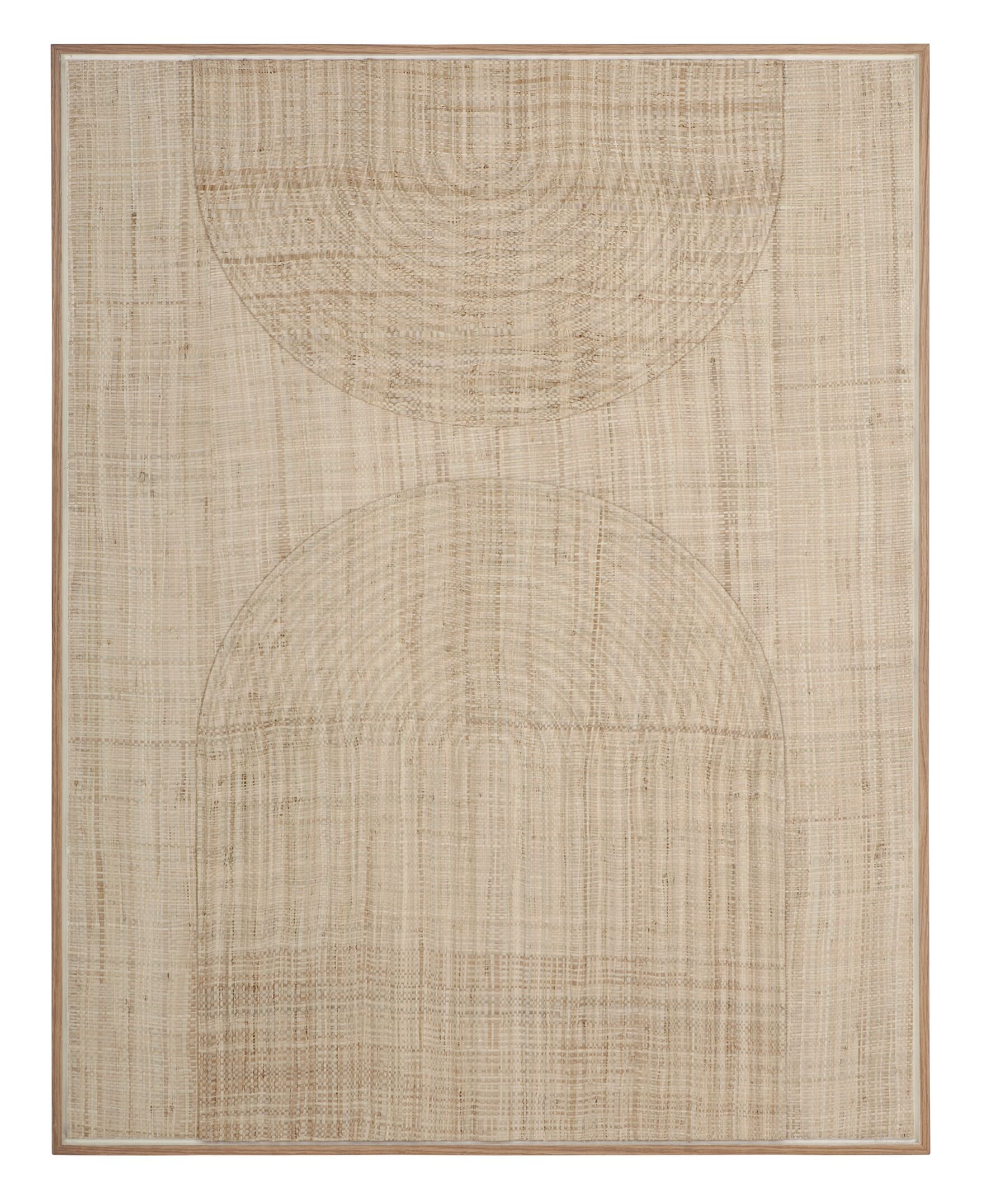 MUST Living Wanddecoratie 'Japanese Garden' Palmblad, 127 x 102cm