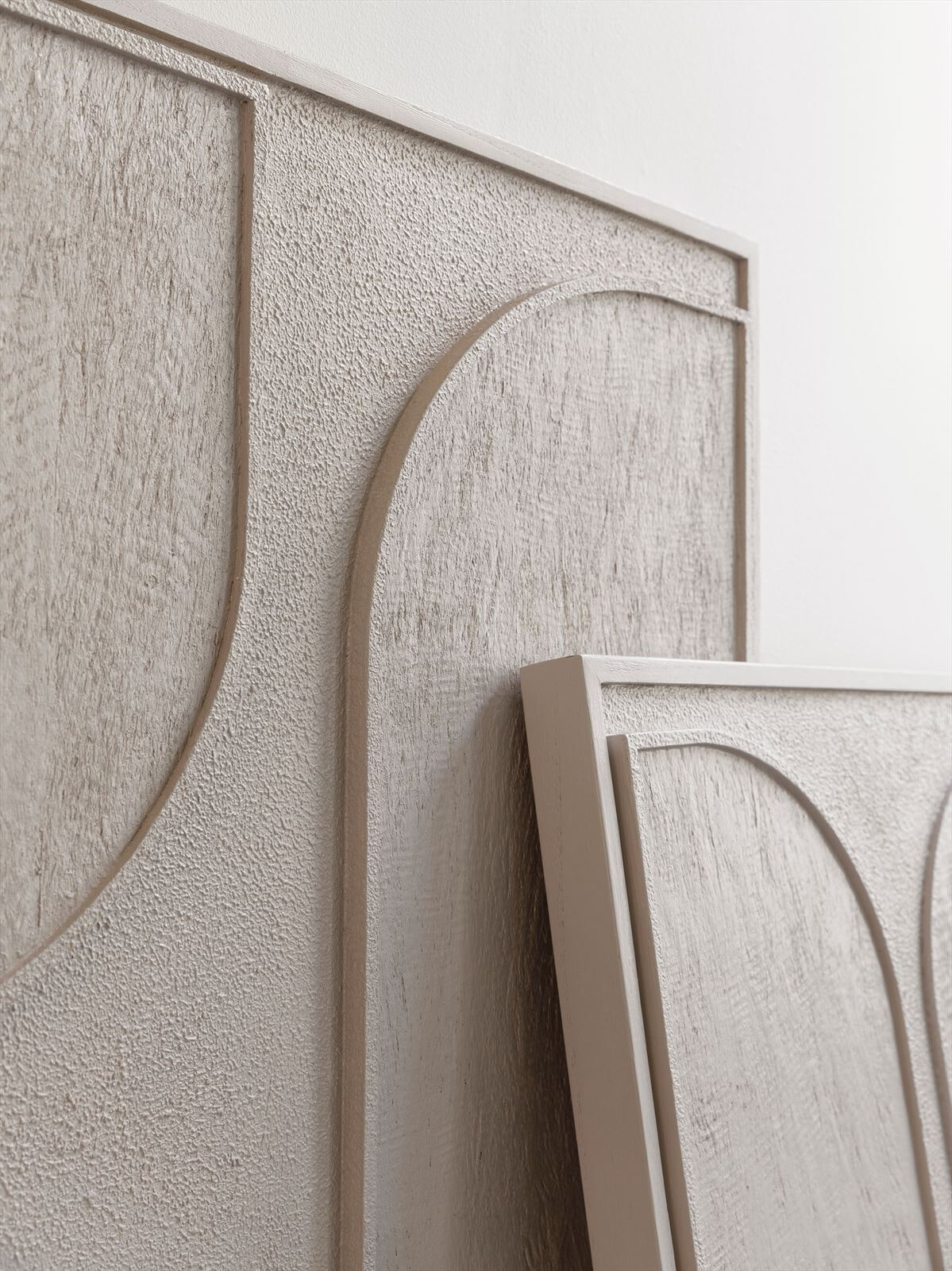 MUST Living Wanddecoratie 'Lorcan' Schors, 102 x 76cm, kleur Crème