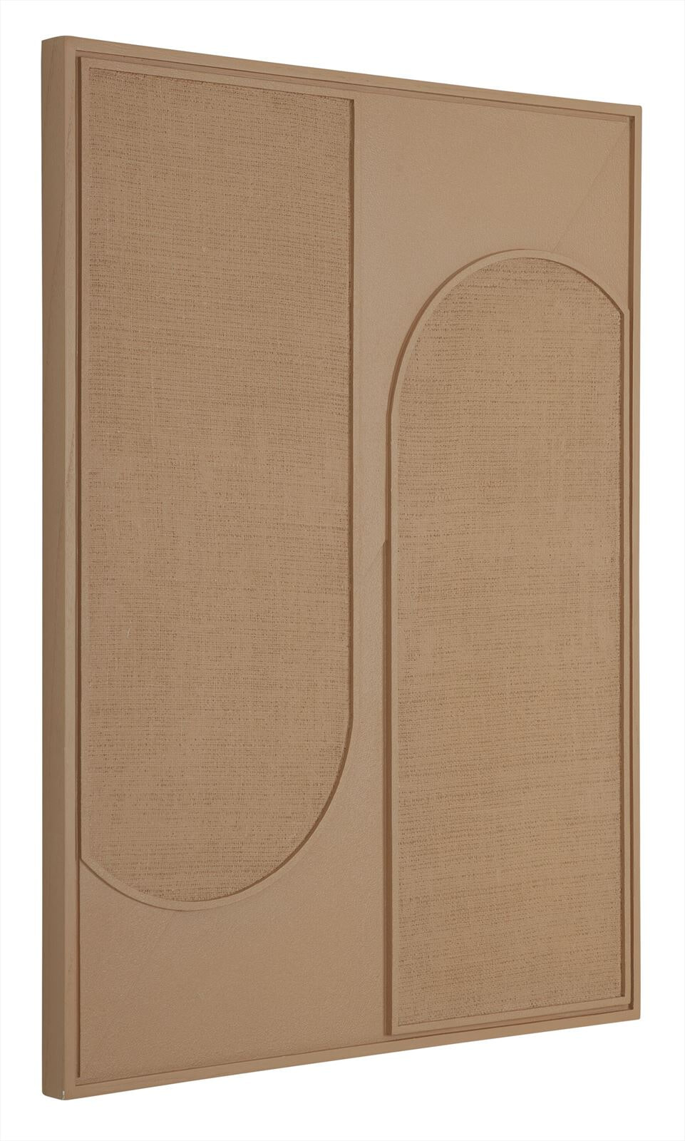 MUST Living Wanddecoratie 'Elyn' Jute, 102 x 76cm, kleur Bruin