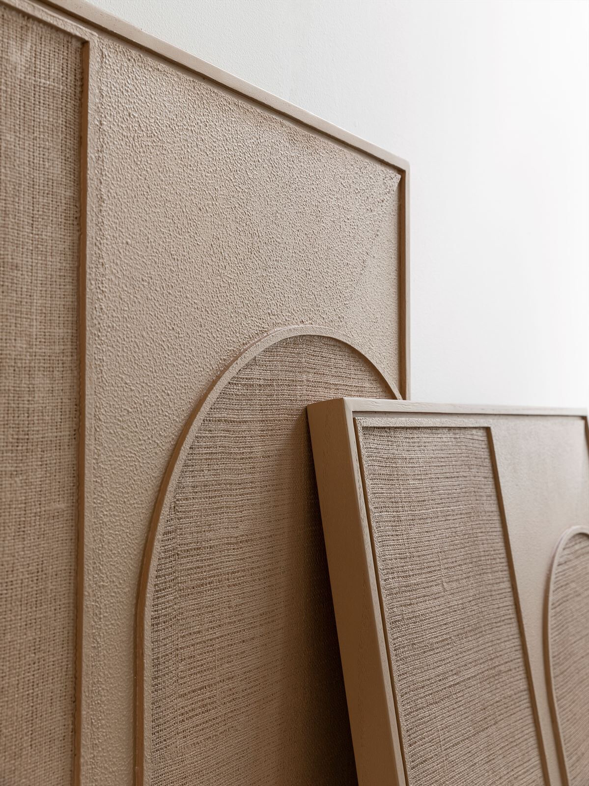 MUST Living Wanddecoratie 'Elyn' Jute, 102 x 76cm, kleur Bruin