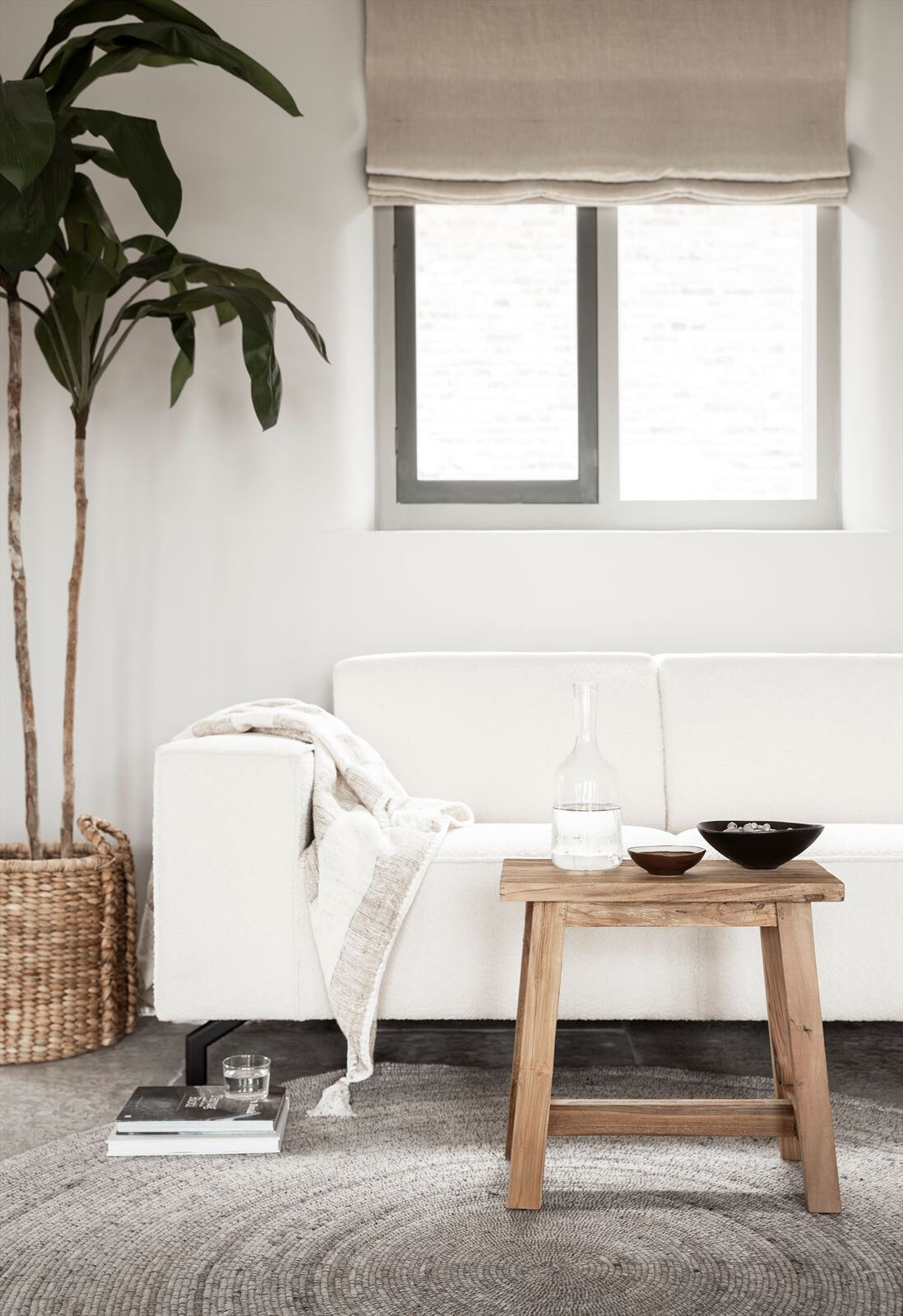 MUST Living Krukje 'Easy' Teakhout, 45cm