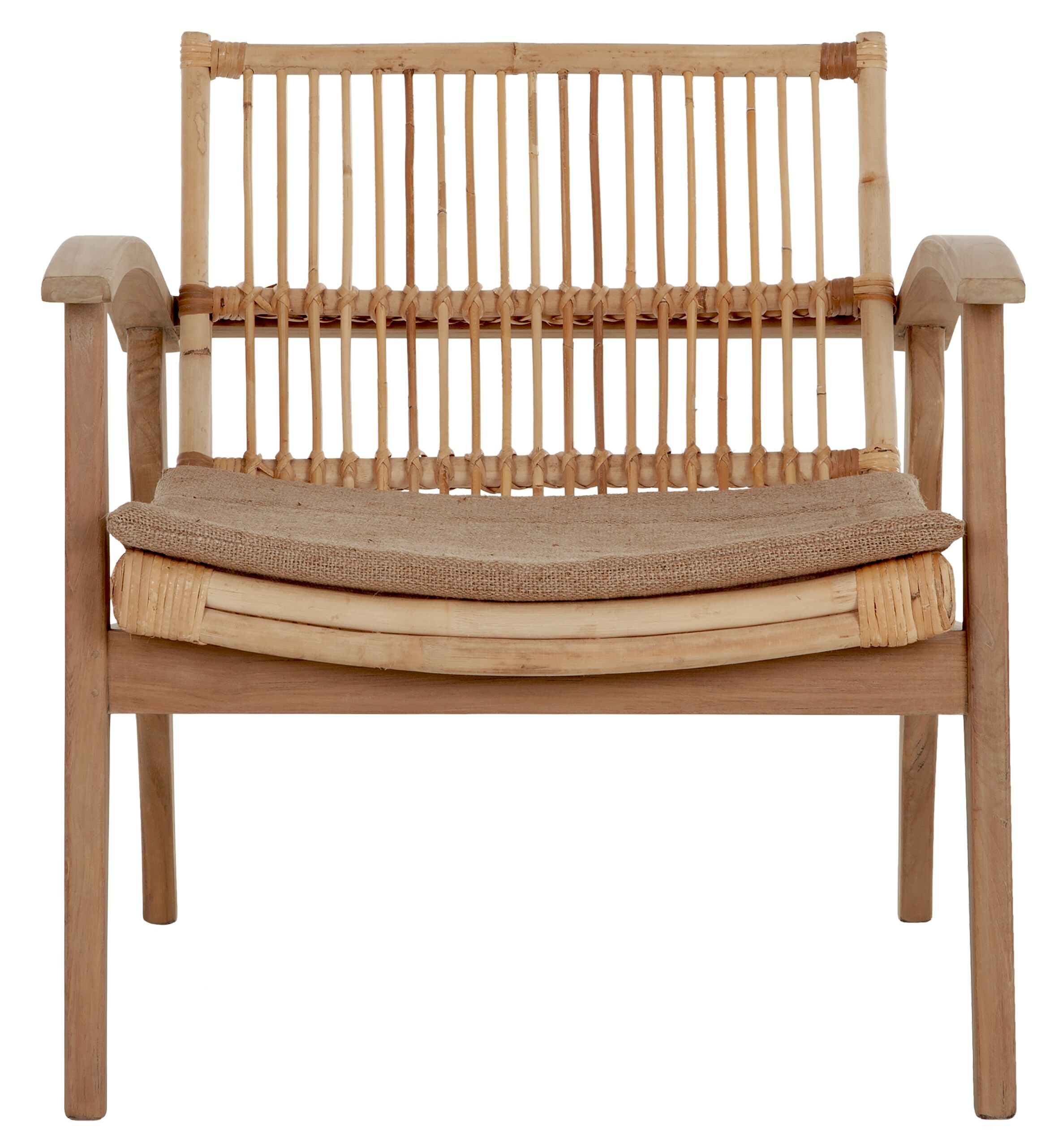MUST Living Fauteuil 'Marvin' Teakhout en rotan