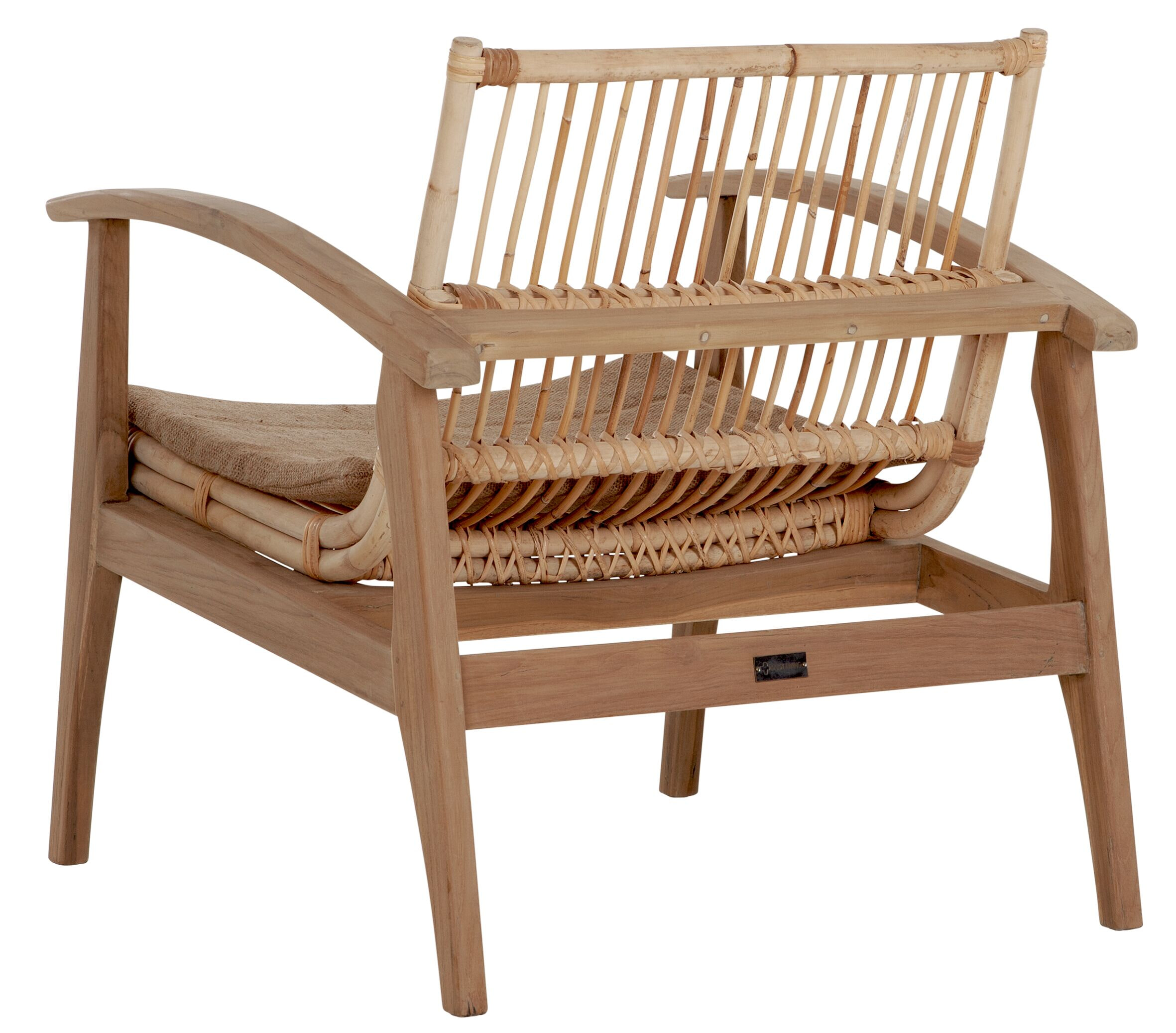 MUST Living Fauteuil 'Marvin' Teakhout en rotan