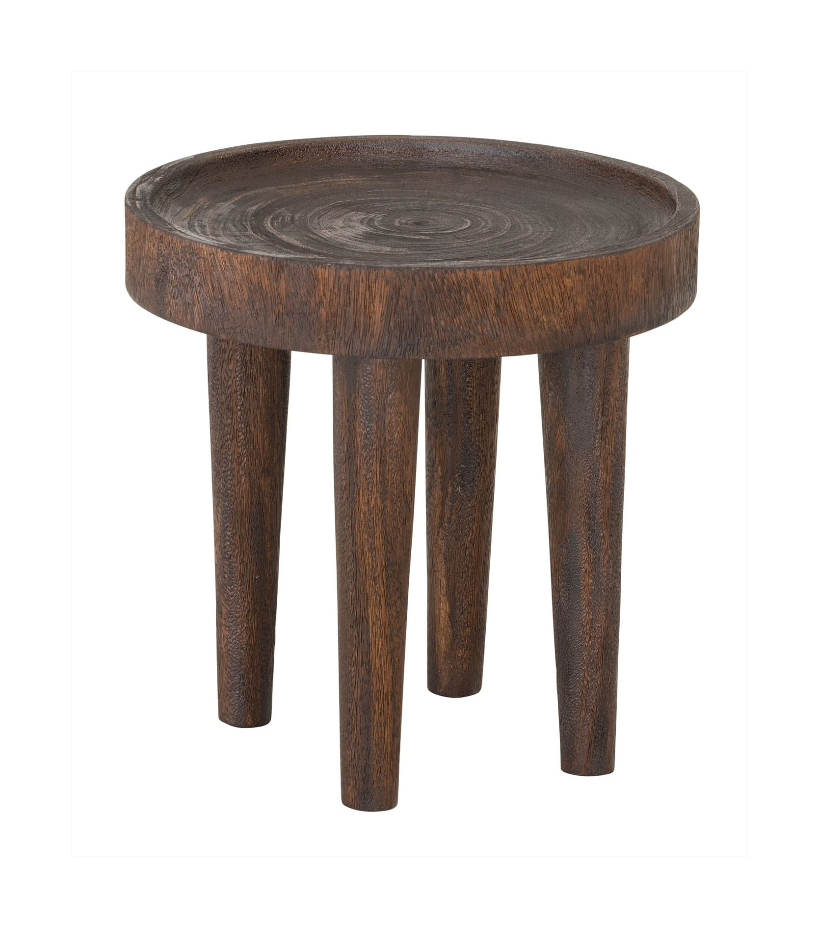 MUST Living Salontafel Tray Suarhout, 45cm - Bruin - Rond