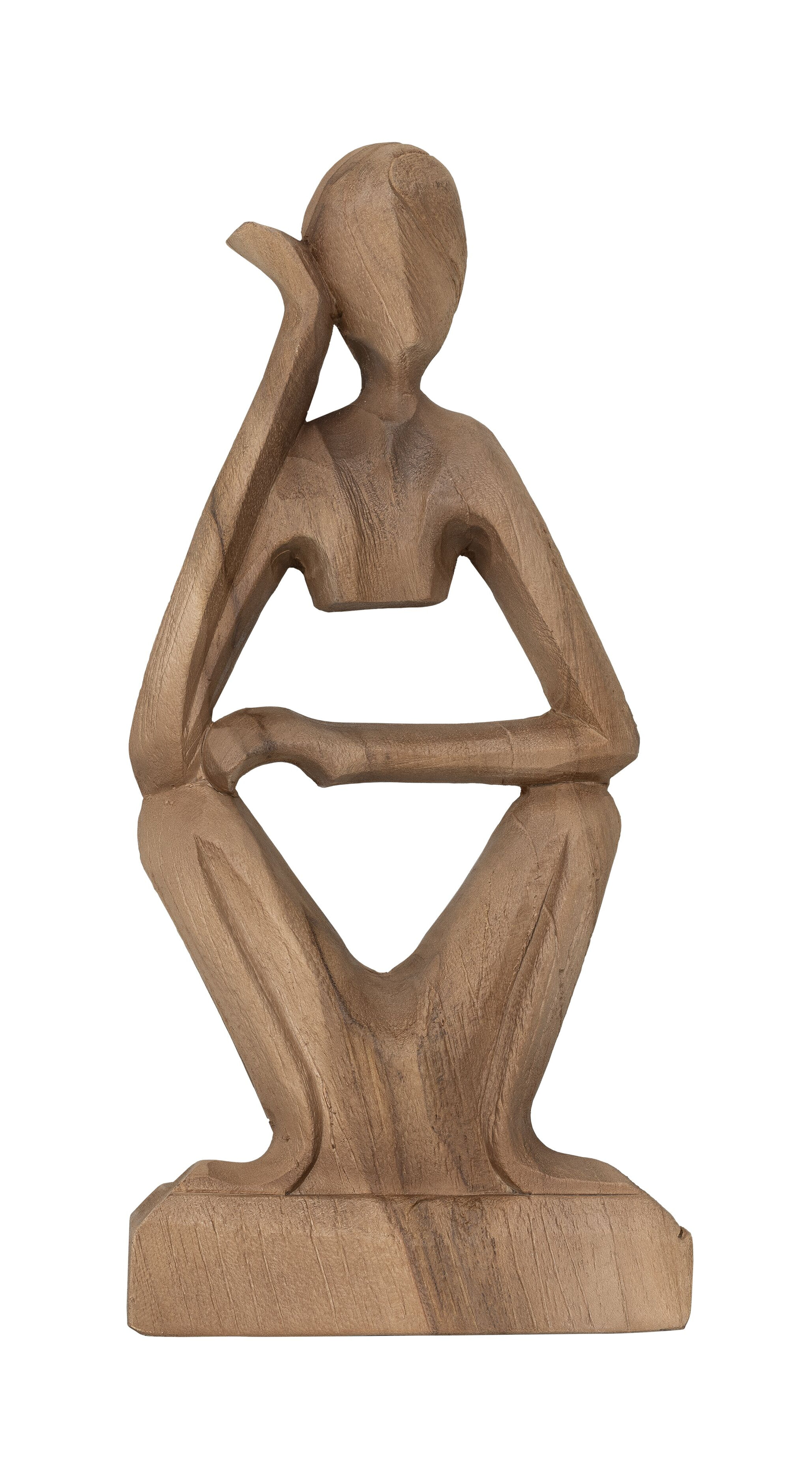 MUST Living Decoratie Squat - Bruin