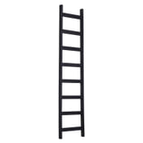 MUST Living Ladder 'Steps' Teakhout, 180cm, kleur Zwart
