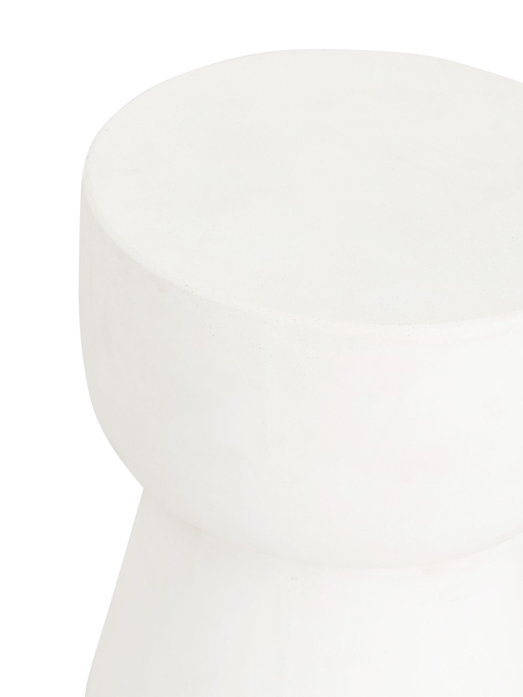 MUST Living Krukje 'Motto' Cement, 30cm, kleur Wit