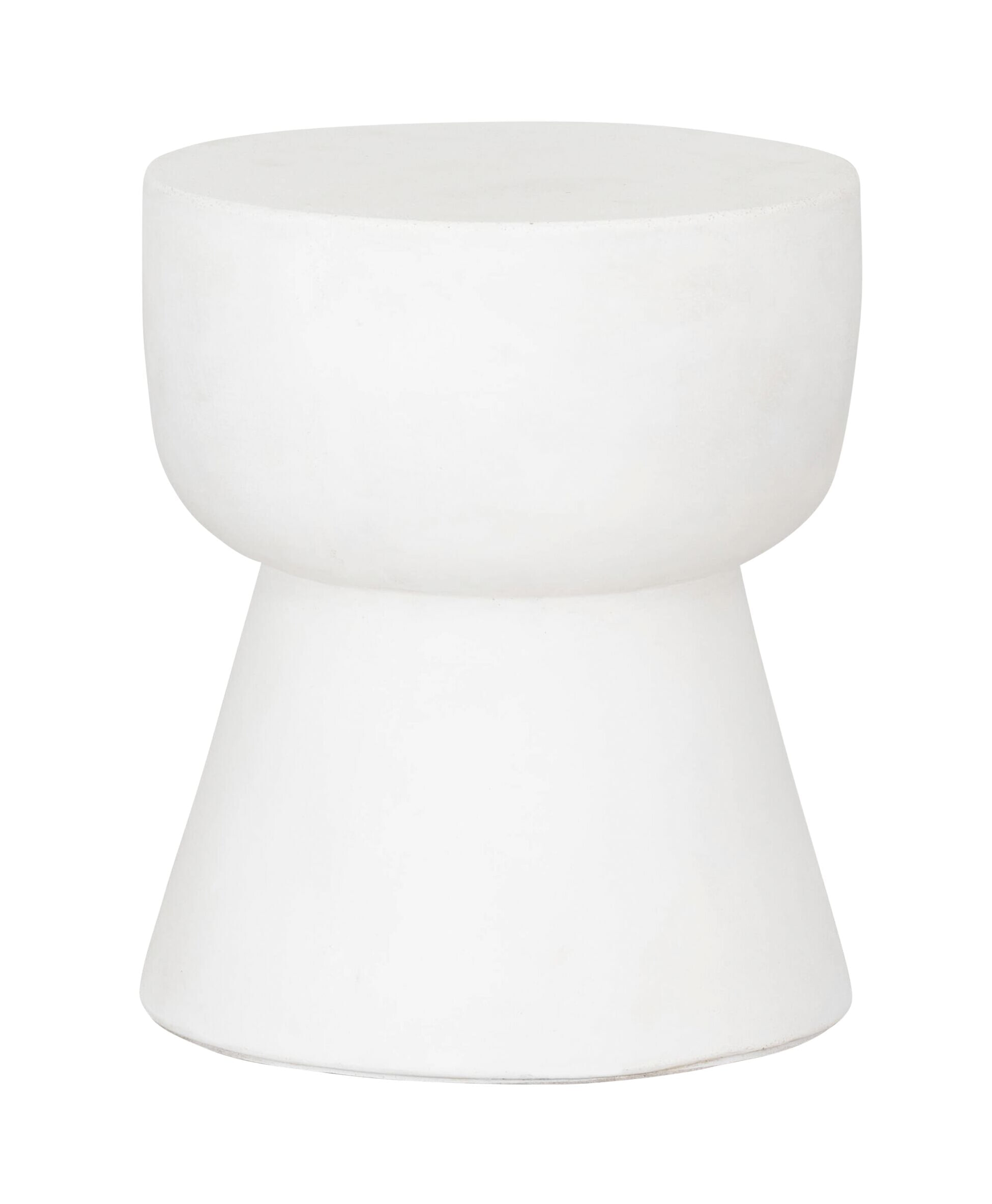 MUST Living Krukje 'Motto' Cement, kleur Wit