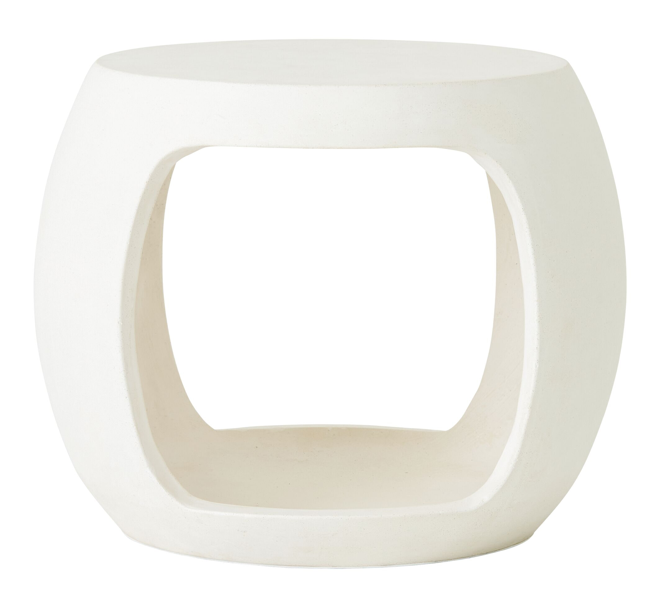 MUST Living Salontafel 'Camber' Fiber Cement, 50 x 45cm