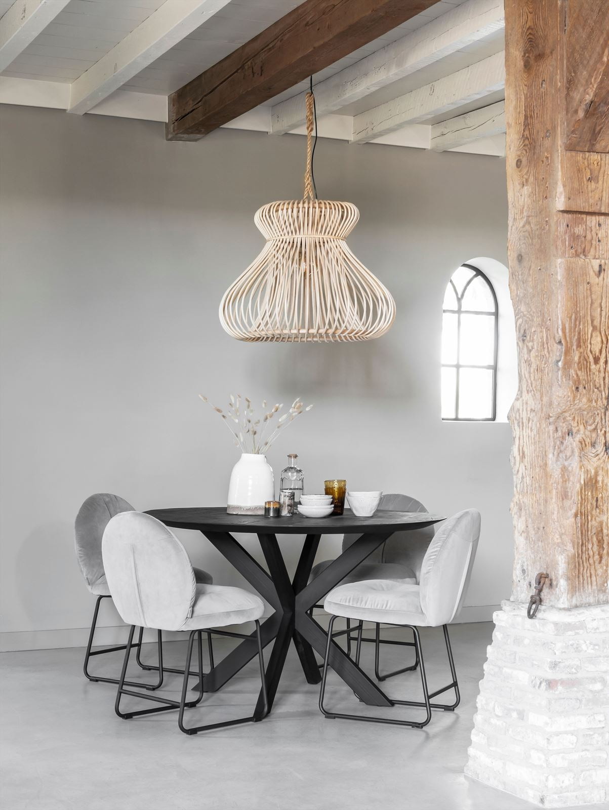 MUST Living Hanglamp 'Fungo' Rotan, 78cm