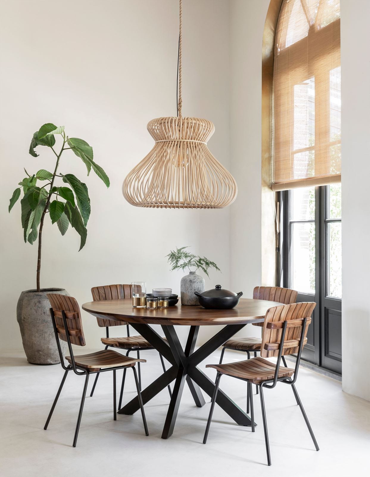 MUST Living Hanglamp 'Fungo' Rotan, 78cm