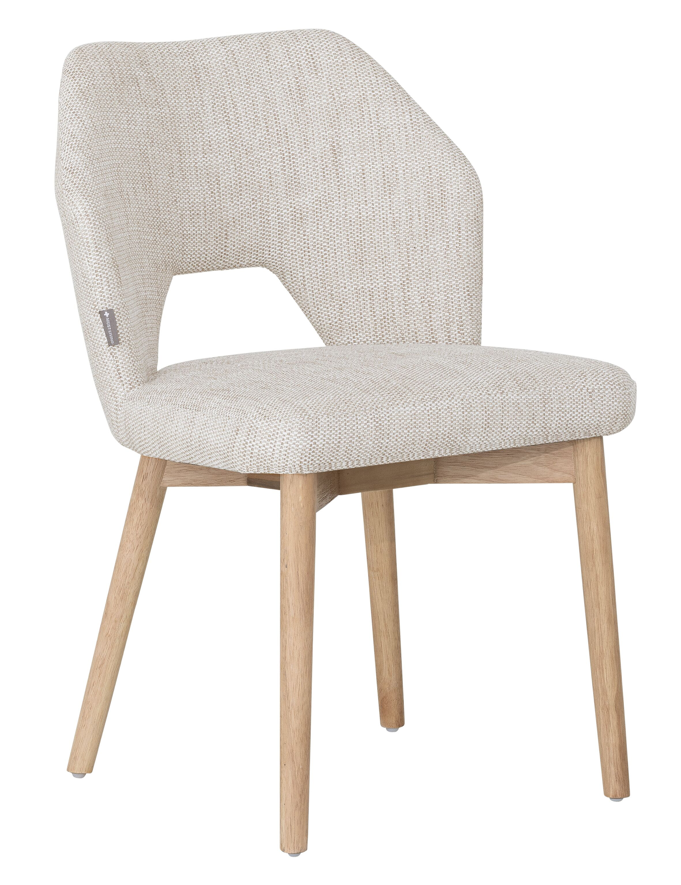MUST Living Eetkamerstoel Blossom - Naturel