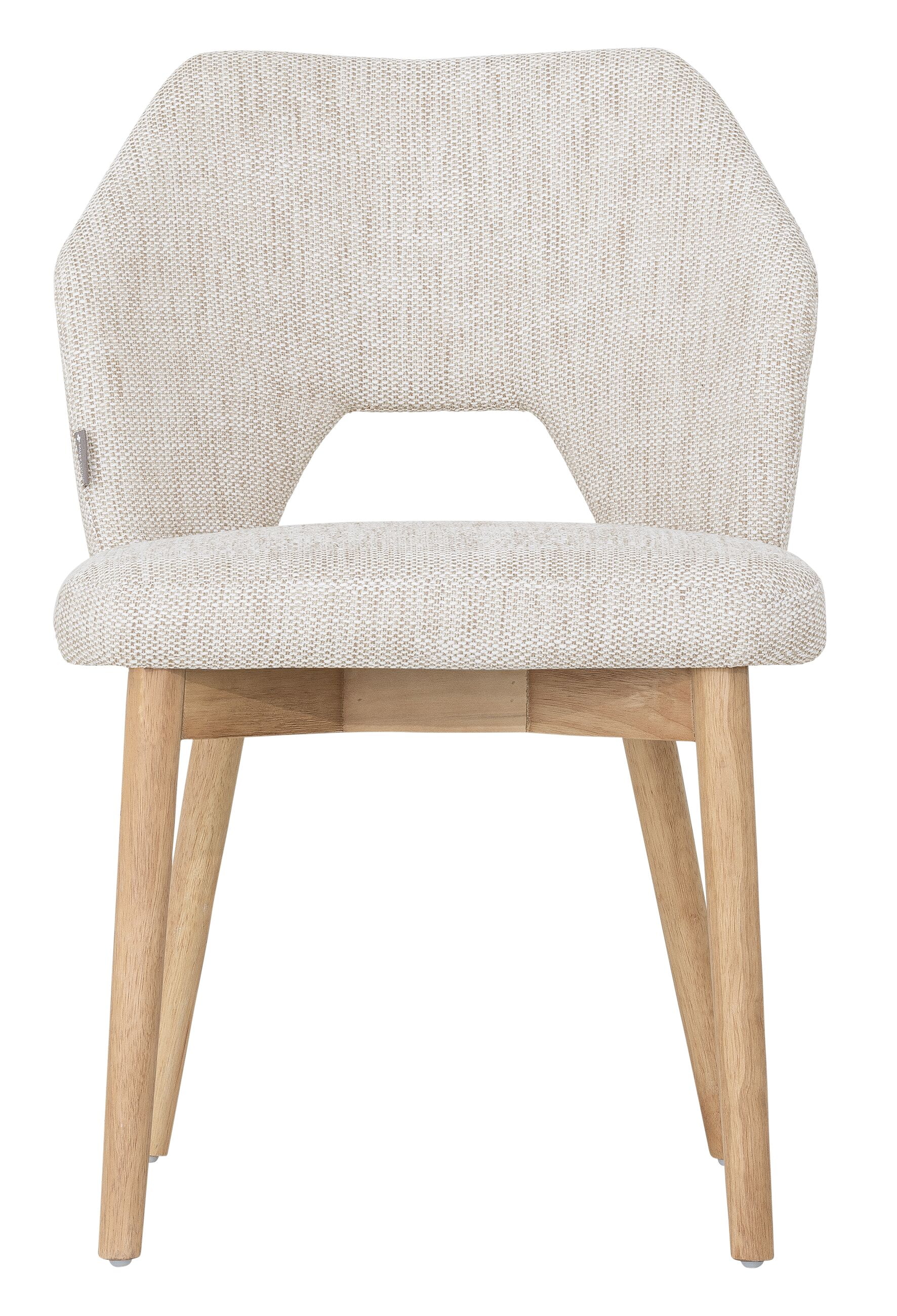 MUST Living Eetkamerstoel 'Blossom', kleur Naturel