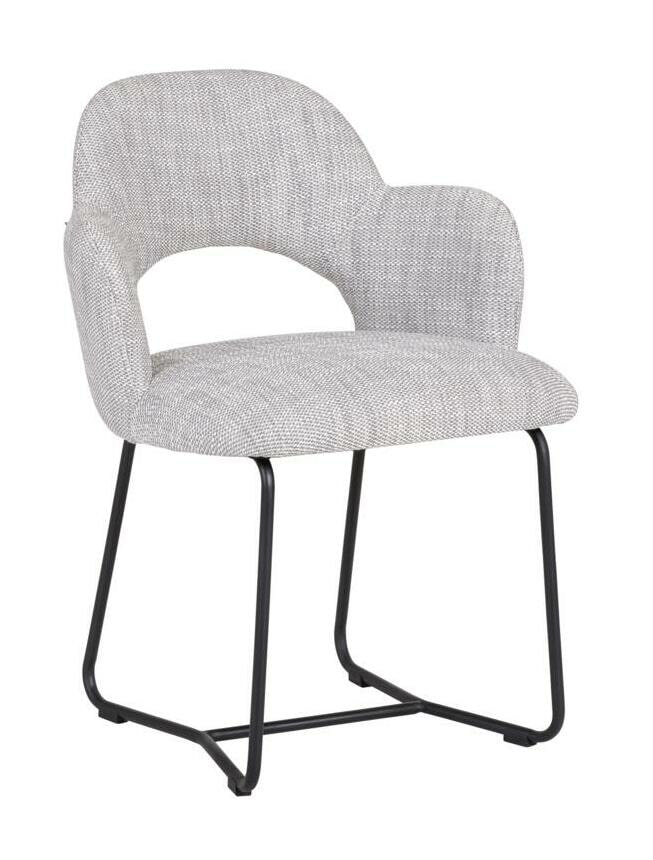 MUST Living Eetkamerstoel 'Vista' Polaris, kleur Lichtgrijs