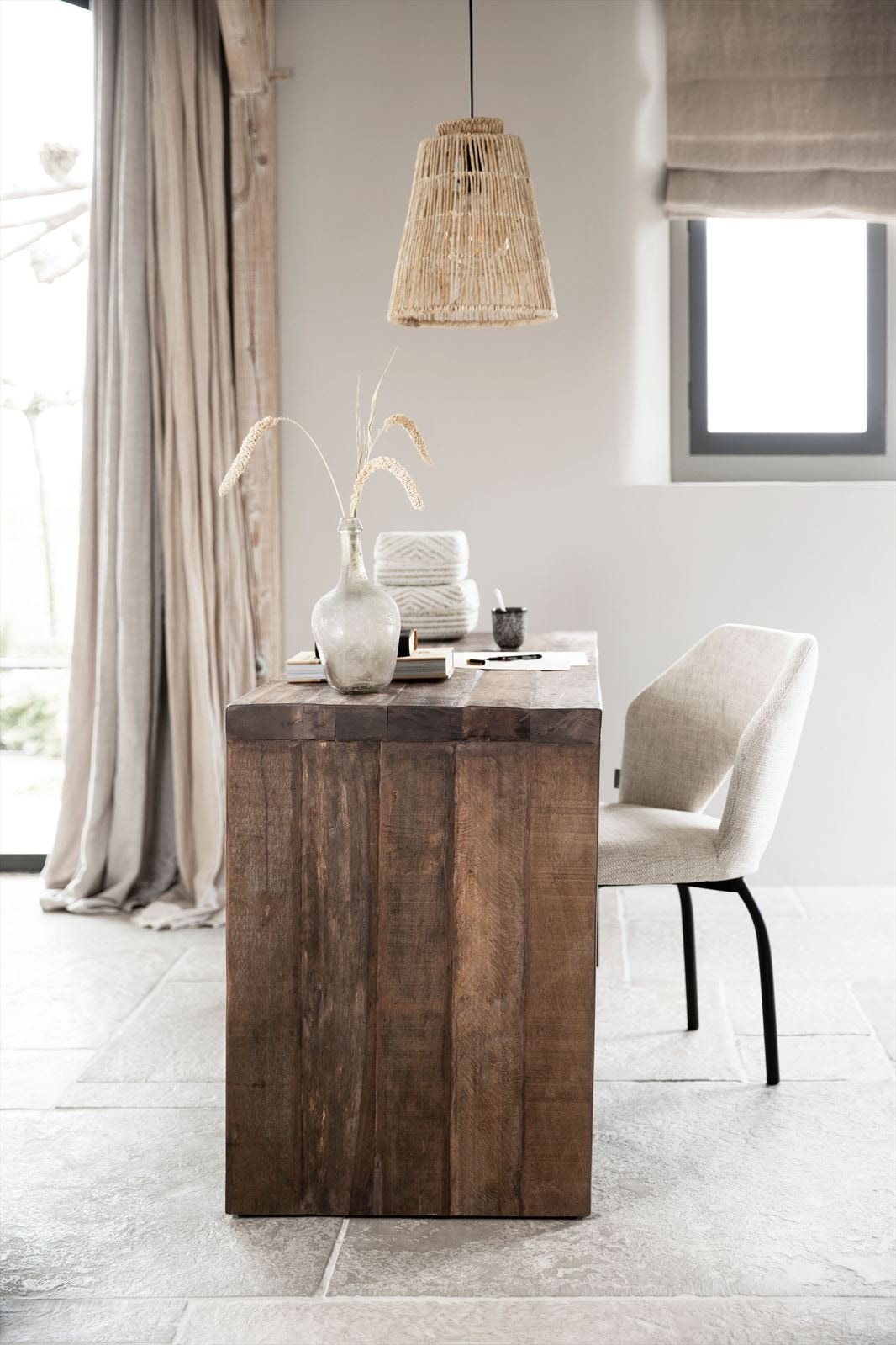 MUST Living Eetkamerstoel 'Bloom' kleur Naturel