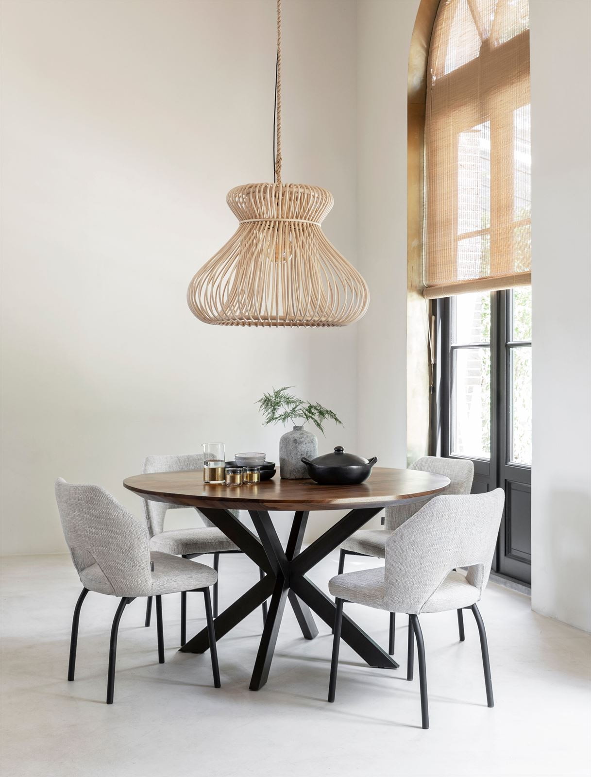 MUST Living Eetkamerstoel 'Bloom' kleur Naturel