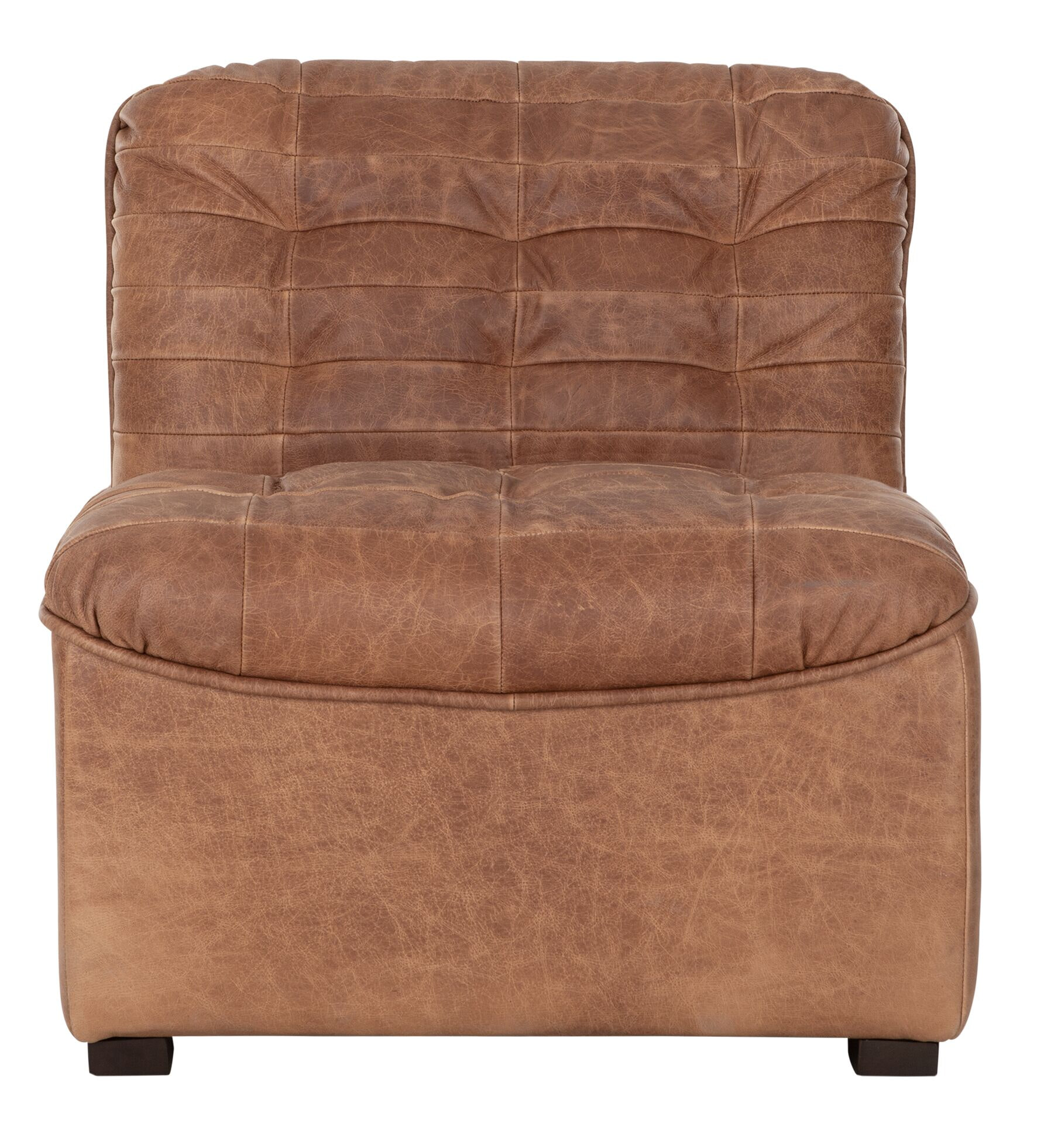MUST Living Fauteuil 'Liberty' Leder, kleur Cognac