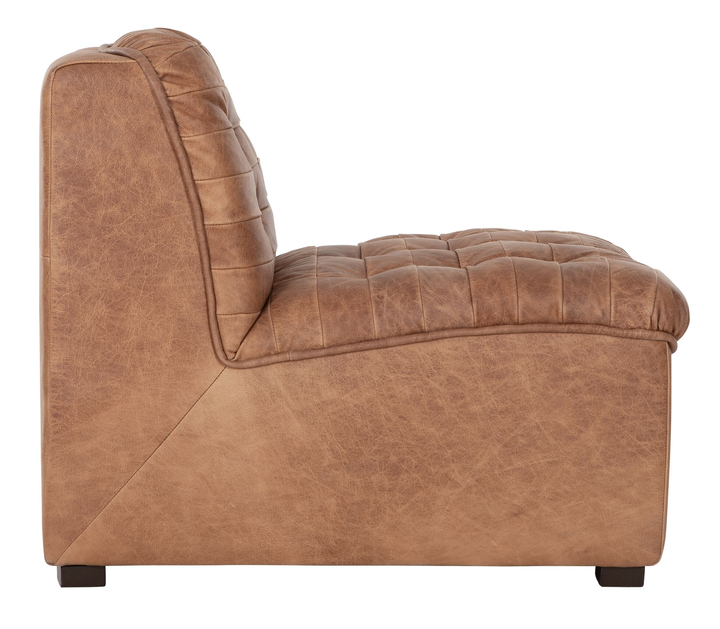 MUST Living Fauteuil 'Liberty' Leder, kleur Cognac