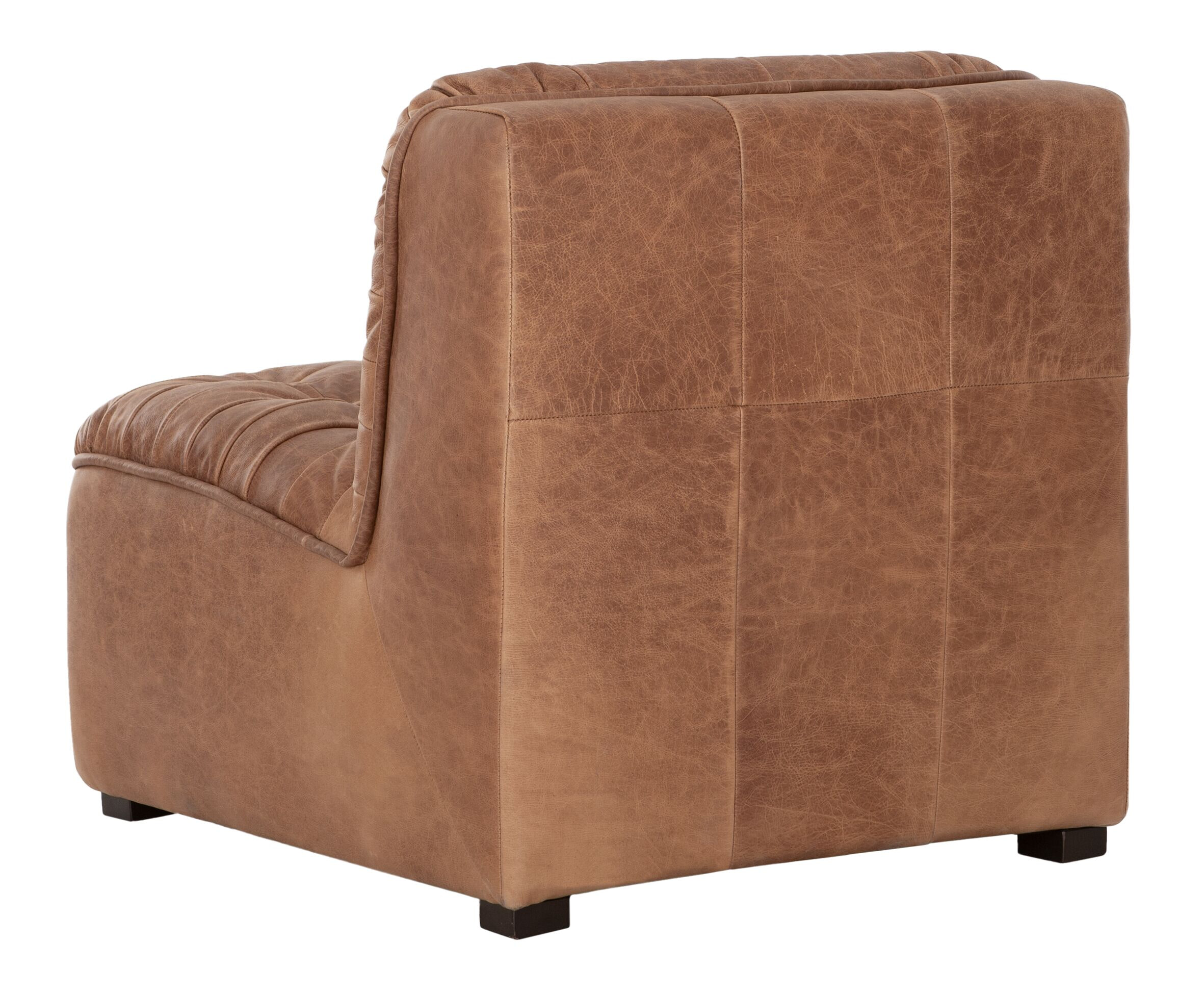 MUST Living Fauteuil 'Liberty' Leder, kleur Cognac