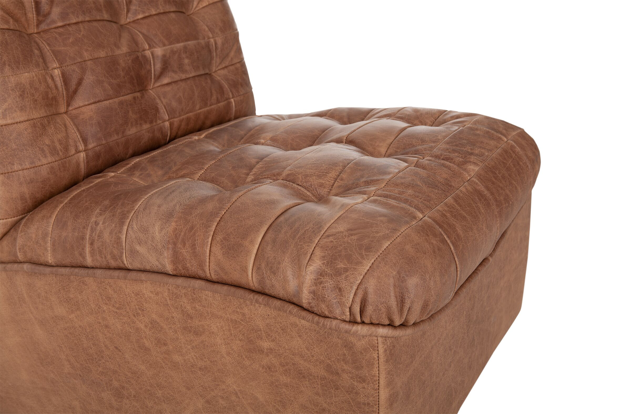 MUST Living Fauteuil 'Liberty' Leder, kleur Cognac