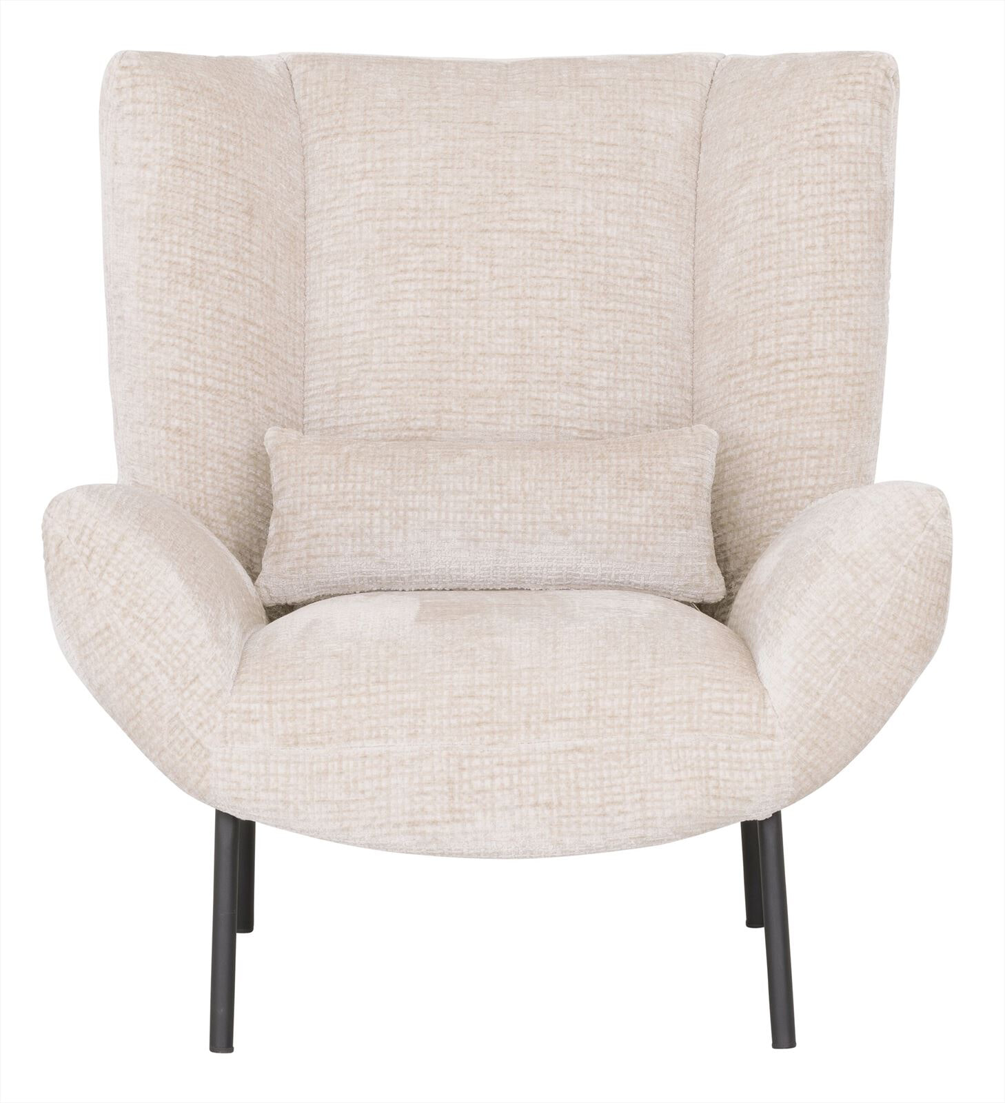 MUST Living Fauteuil 'Astro' Chenille, kleur Naturel