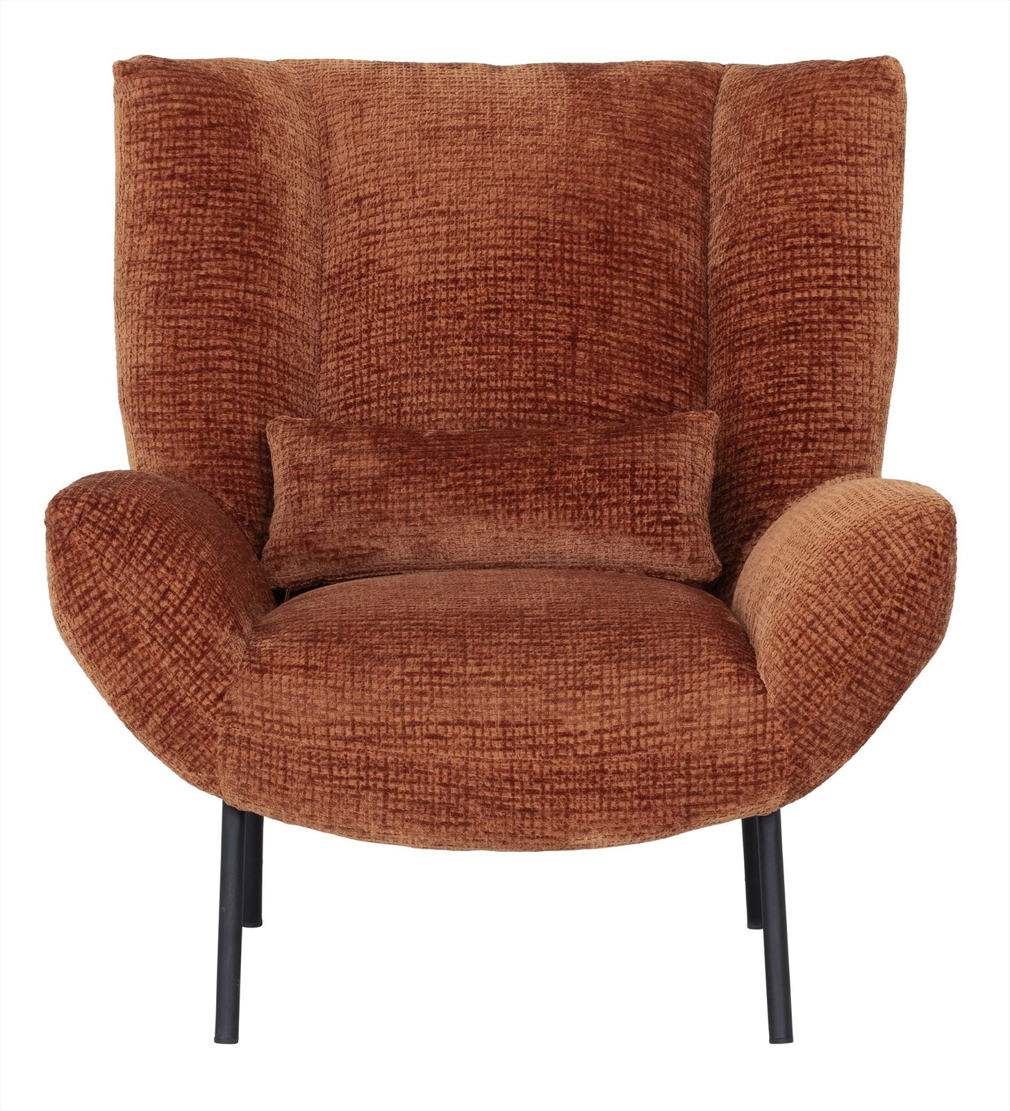 MUST Living Fauteuil 'Astro' Chenille, kleur Cinnamon