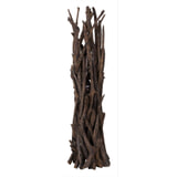 MUST Living Vloerlamp 'Spot' Teakhout, kleur Zwart