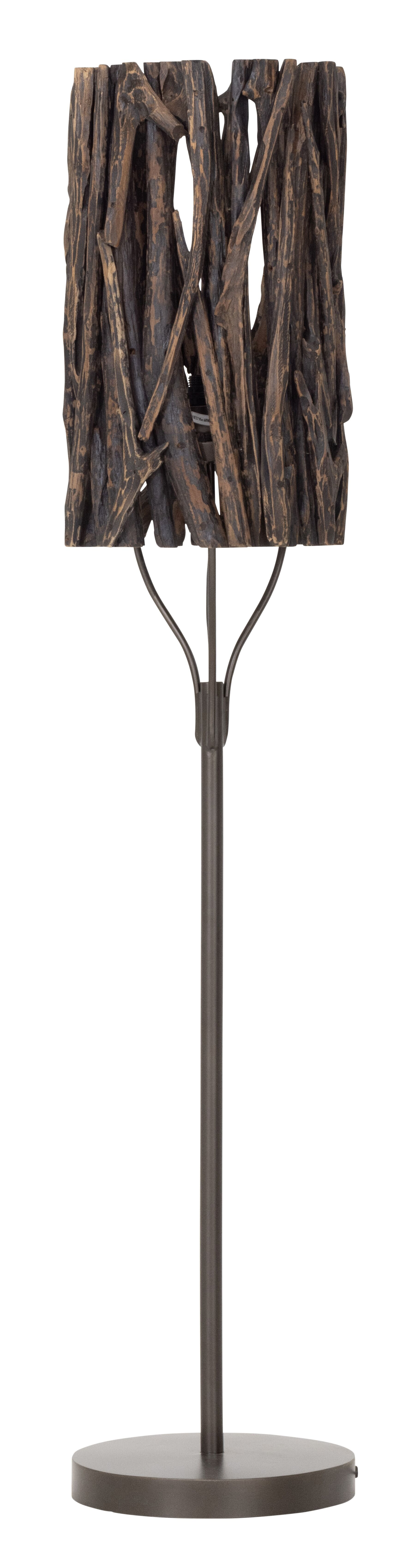 MUST Living Vloerlamp Forest Teakhout, 150cm - Bruin