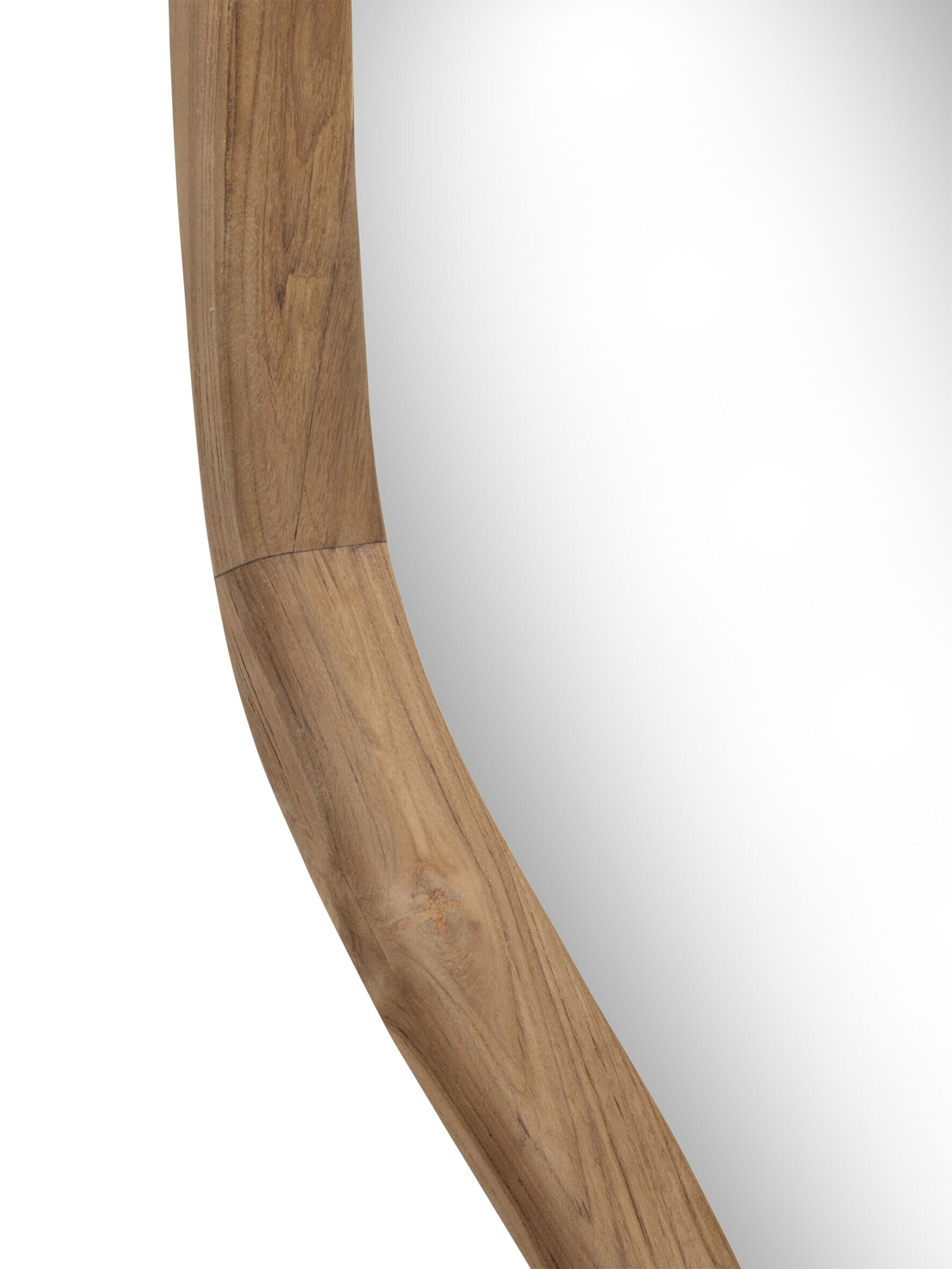MUST Living Organische Spiegel 'Mateo' Teakhout, 200 x 85cm