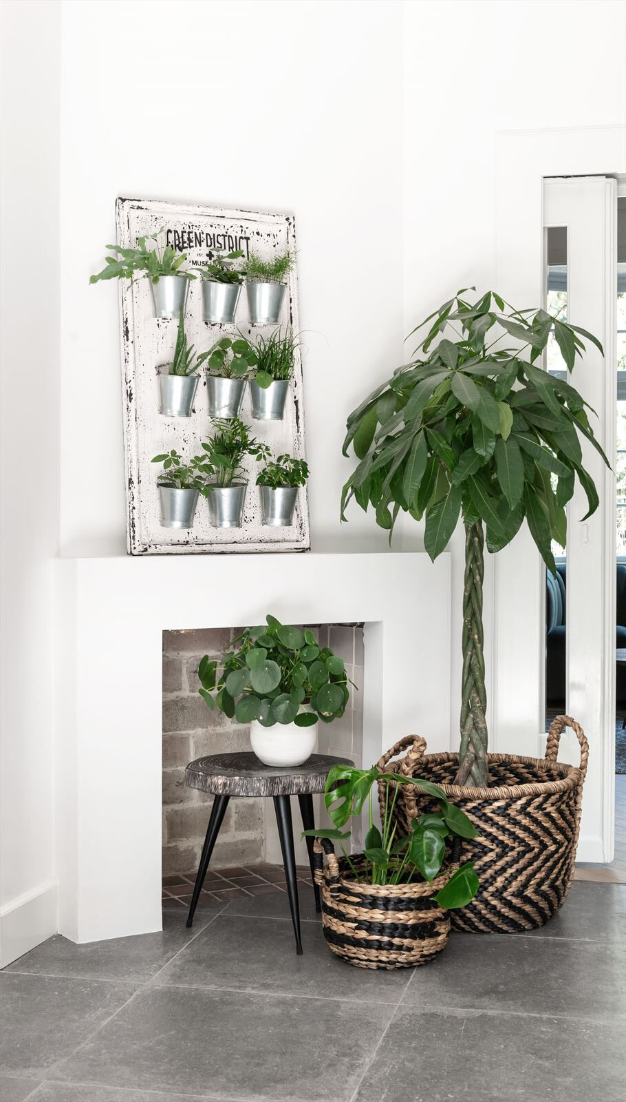 MUST Living Mand 'Basket' Rond, Set van 2 stuks