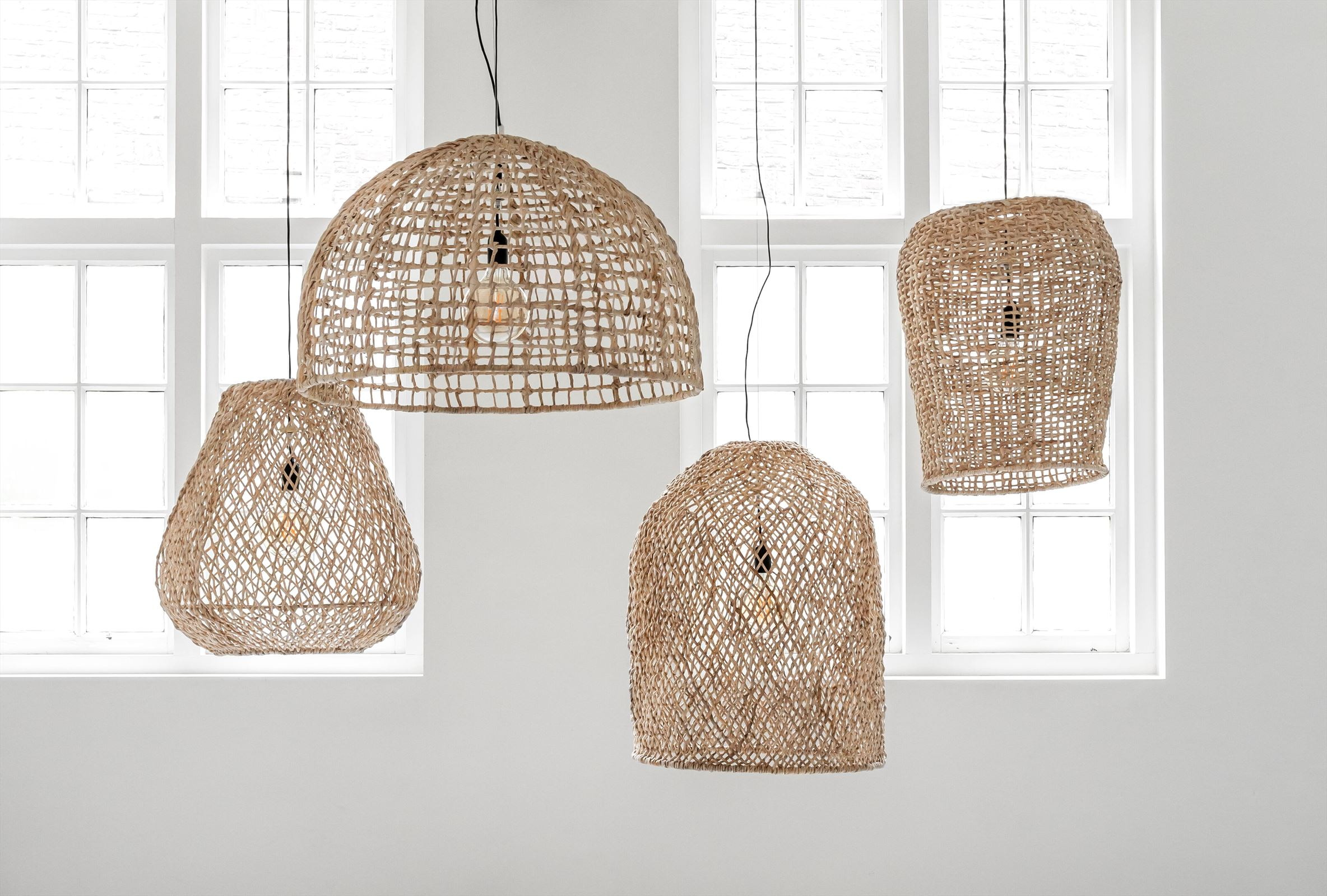 MUST Living Hanglamp 'Formentera' Bananenblad