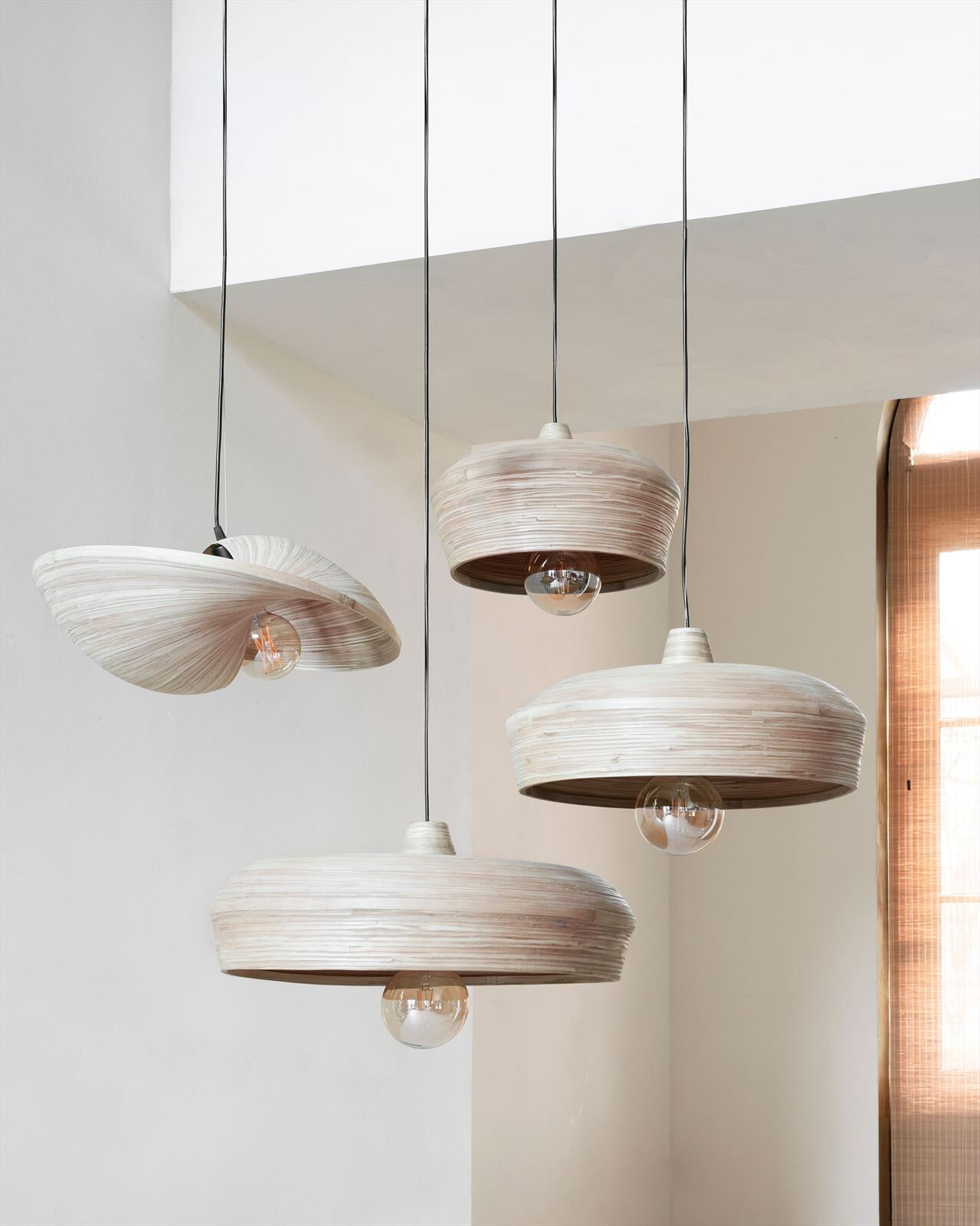MUST Living Hanglamp 'Malakka' Bamboe