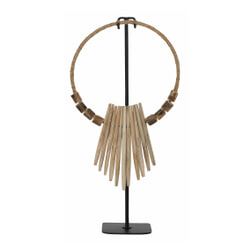 MUST Living Decoratie 'Necklace' Teakhout, 53cm