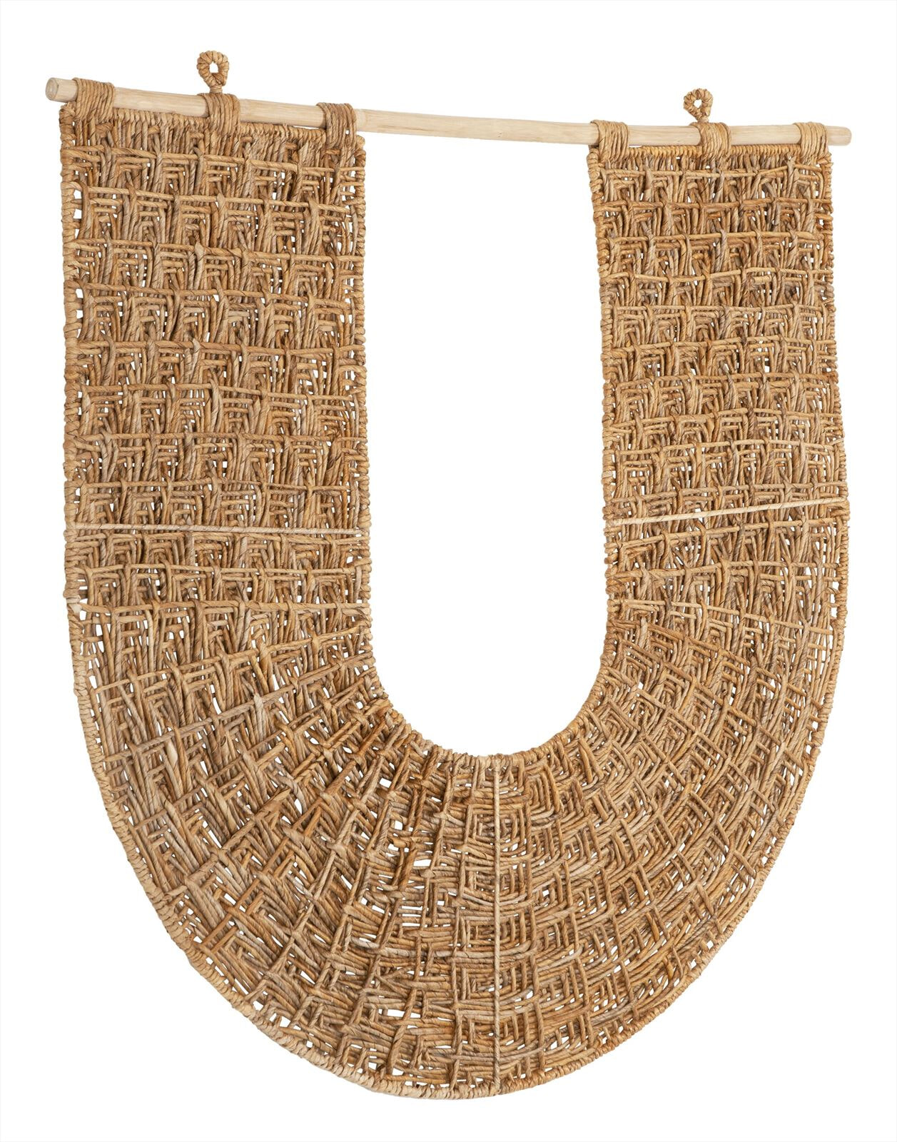 MUST Living Wanddecoratie 'Ufo' Abaca, 104 x 106cm