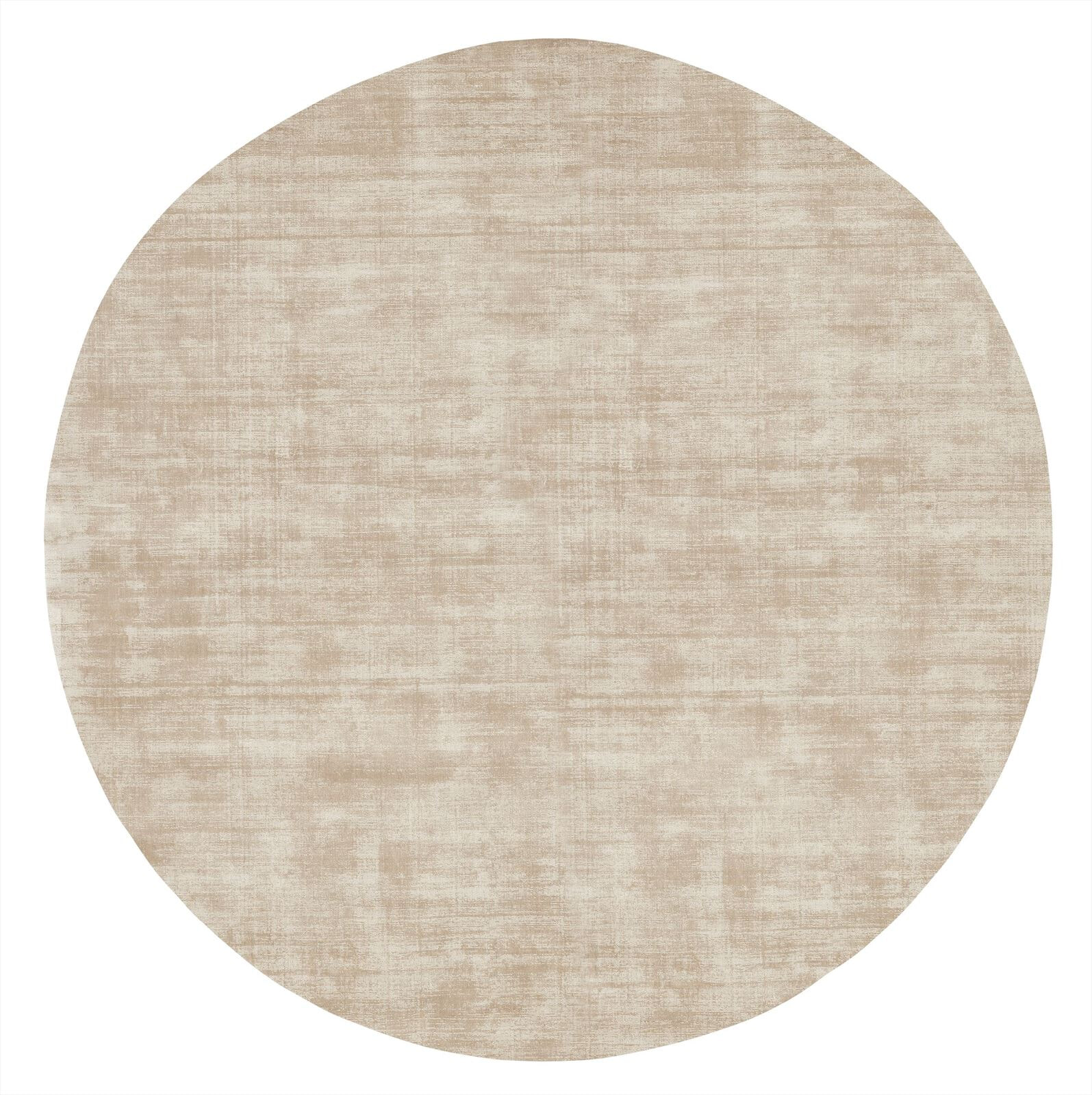 MUST Living Rond Vloerkleed 'La Belle' 150cm, kleur Beige