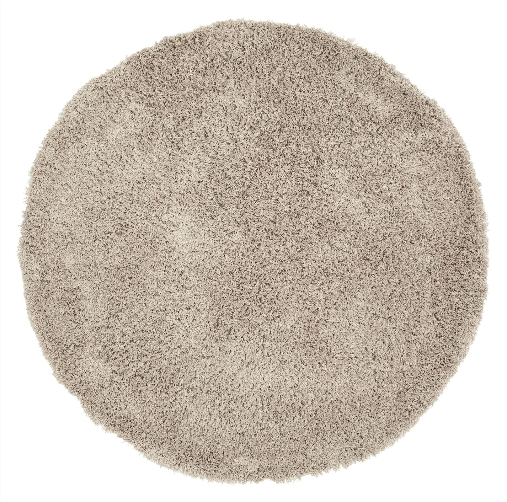 MUST Living Rond Vloerkleed 'Celeste' 250cm, kleur Taupe